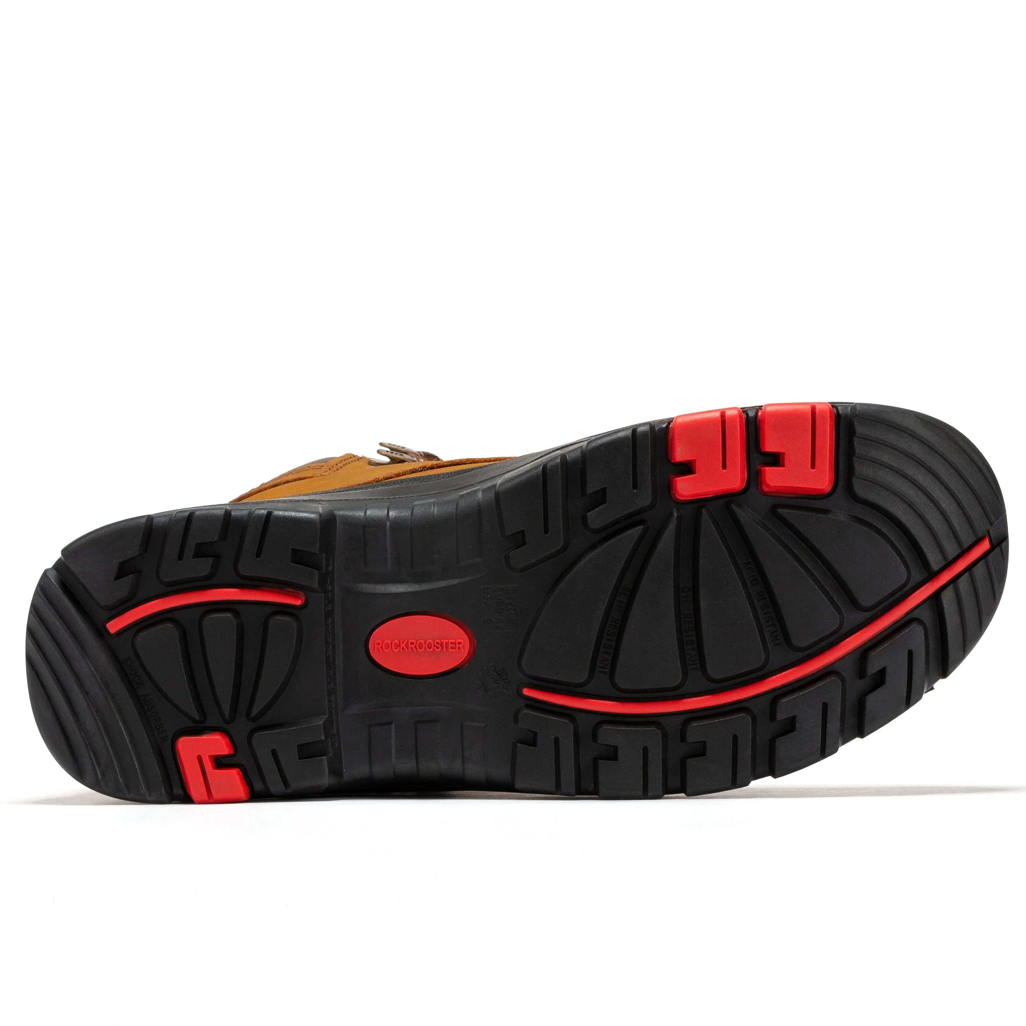 Zumbro 6 inch Wide Steel Toe, Rubber Outsole, EH Protection, ASTM 2413, Work Boots AK370 - Image 7