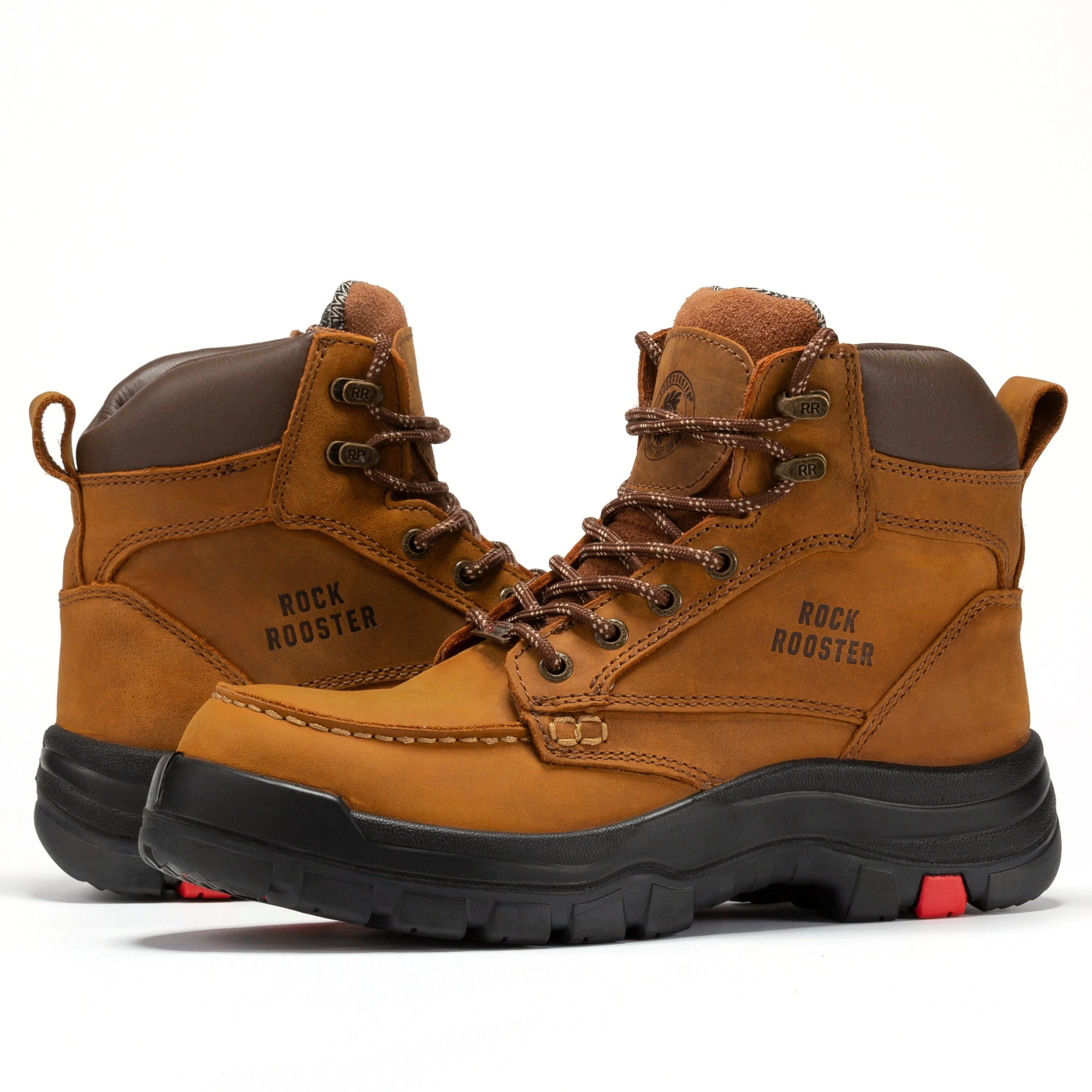 Zumbro 6 inch Wide Steel Toe, Rubber Outsole, EH Protection, ASTM 2413, Work Boots AK370 - Image 8