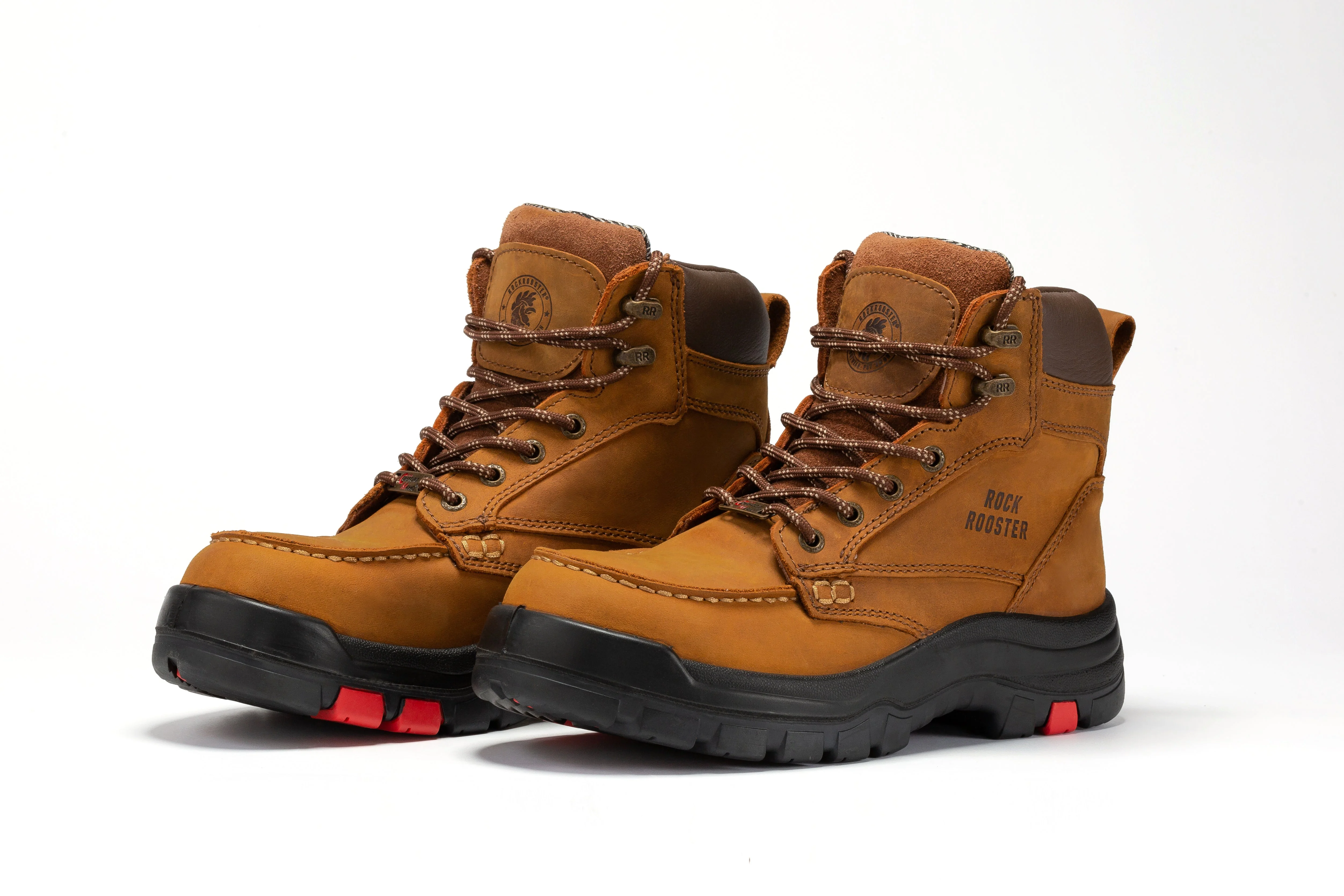 Zumbro 6 inch Wide Steel Toe, Rubber Outsole, EH Protection, ASTM 2413, Work Boots AK370 - Image 9