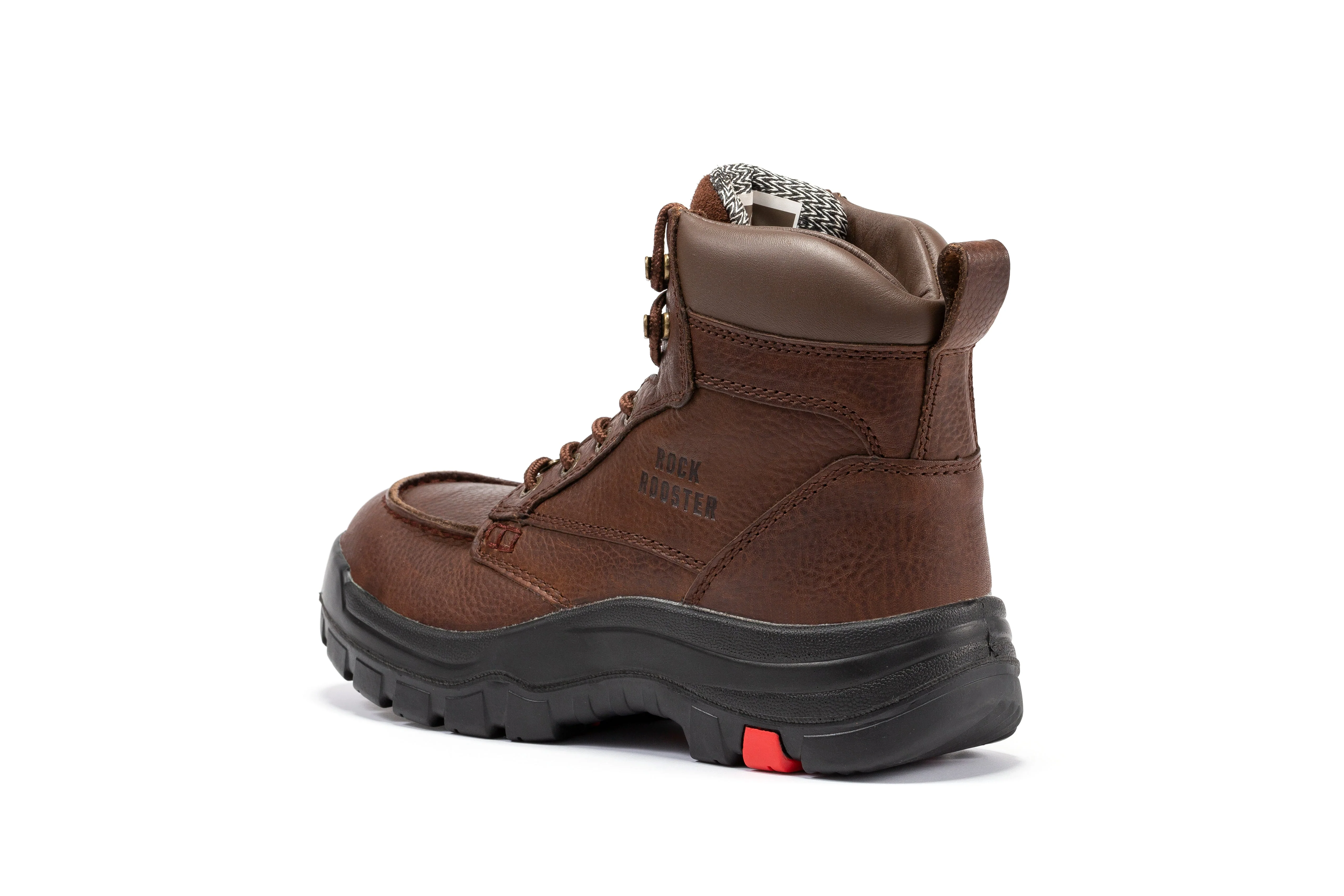 Zumbro 6 inch Wide Steel Toe, Waterproof Work Boots, Rubber Outsole, EH Protection, ASTM 2413, Work Boots AK372 - Image 3