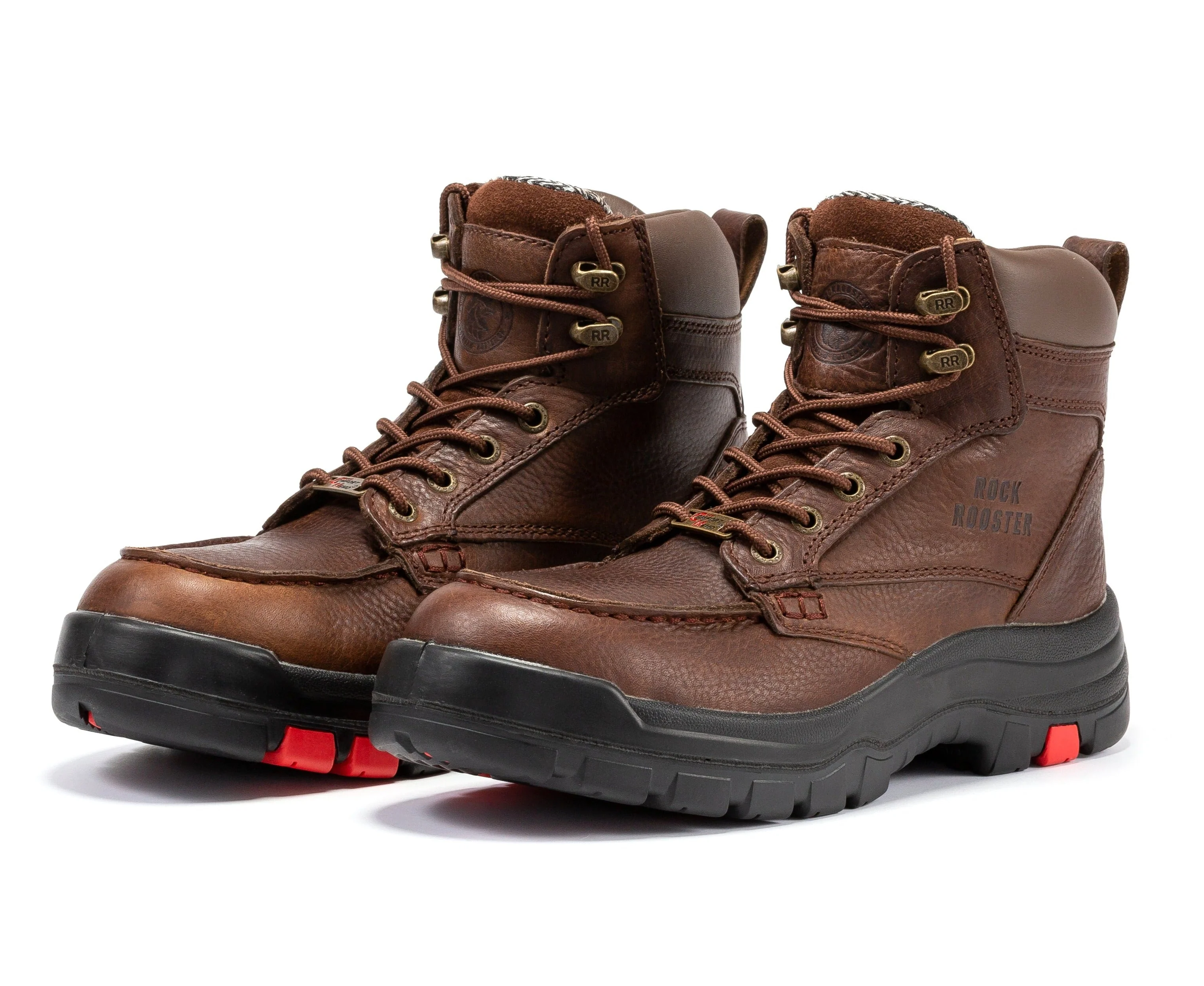 Zumbro 6 inch Wide Steel Toe, Waterproof Work Boots, Rubber Outsole, EH Protection, ASTM 2413, Work Boots AK372 - Image 8