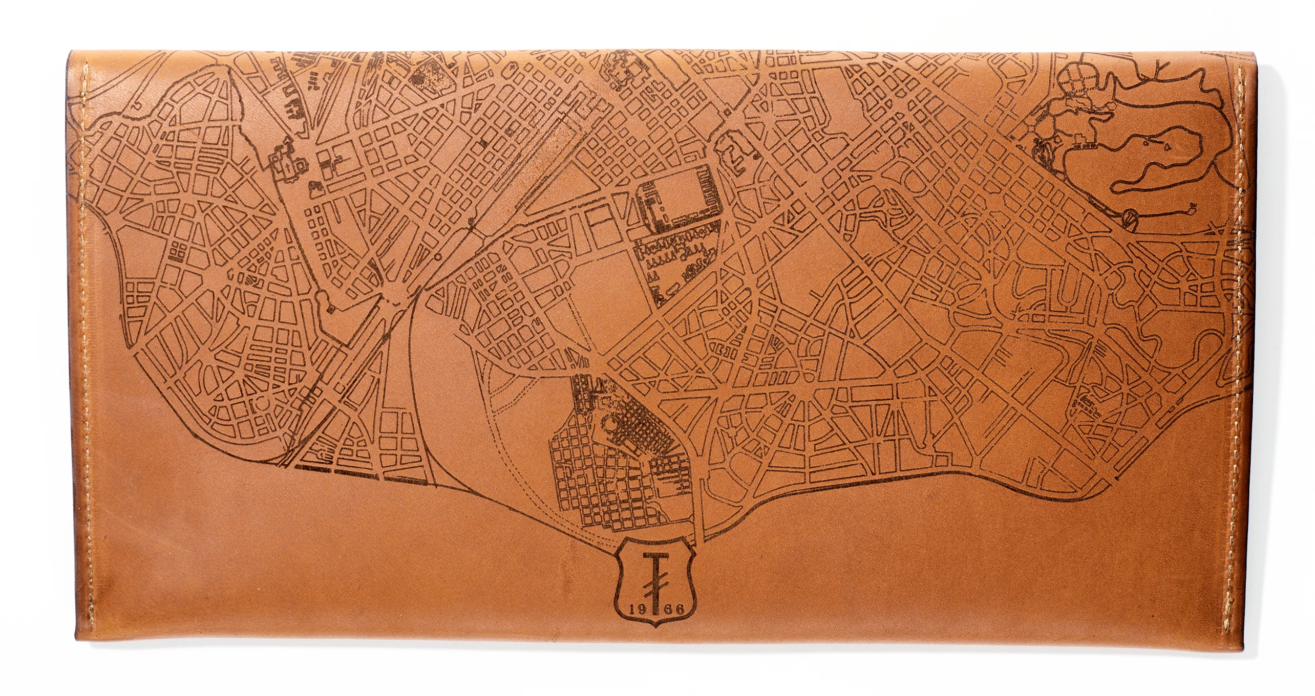 Rome Map Clutch | Etched Italy Map - Image 2