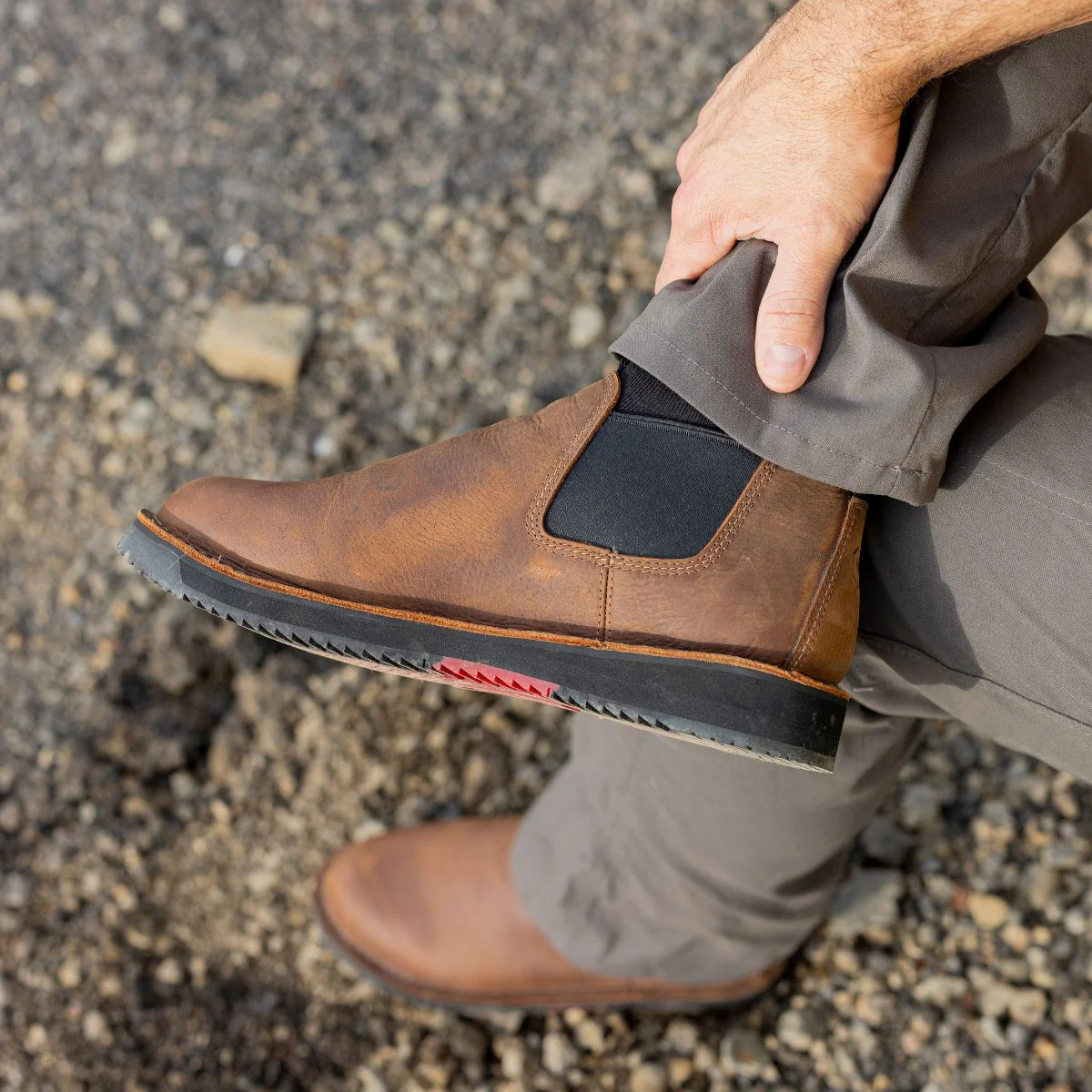 Romeo Heritage Leather Slip-On Shoe – Brown - Image 7