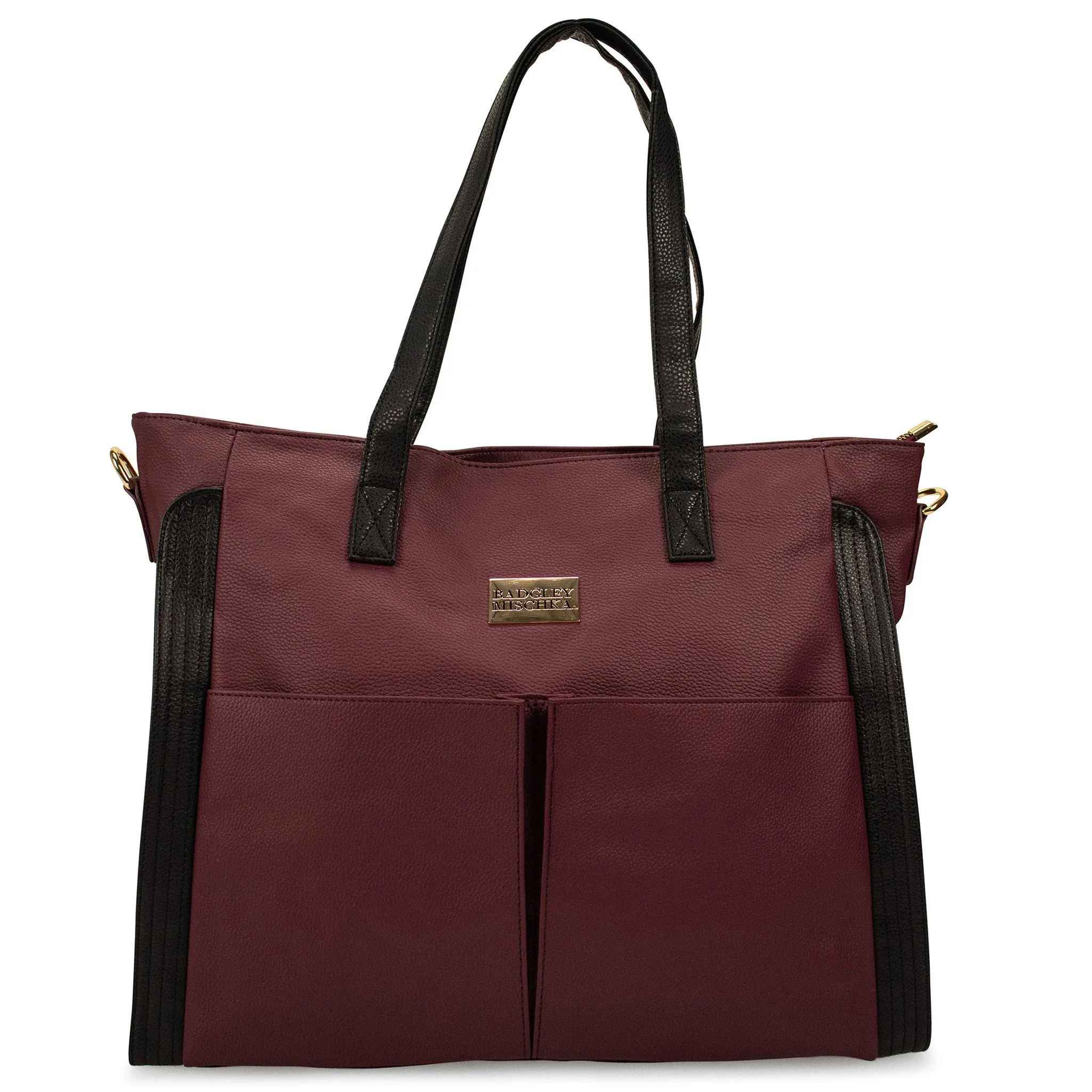 Rose Vegan Leather Weekender Tote Bag - Image 6
