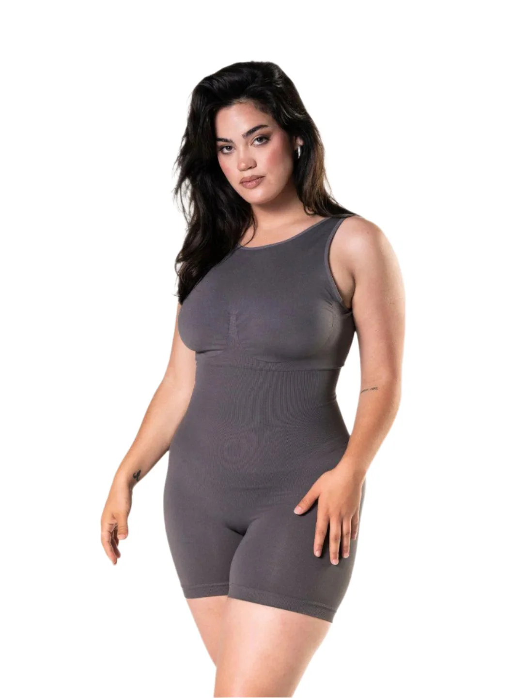Round Neck Low Back Bodysuit - Image 2