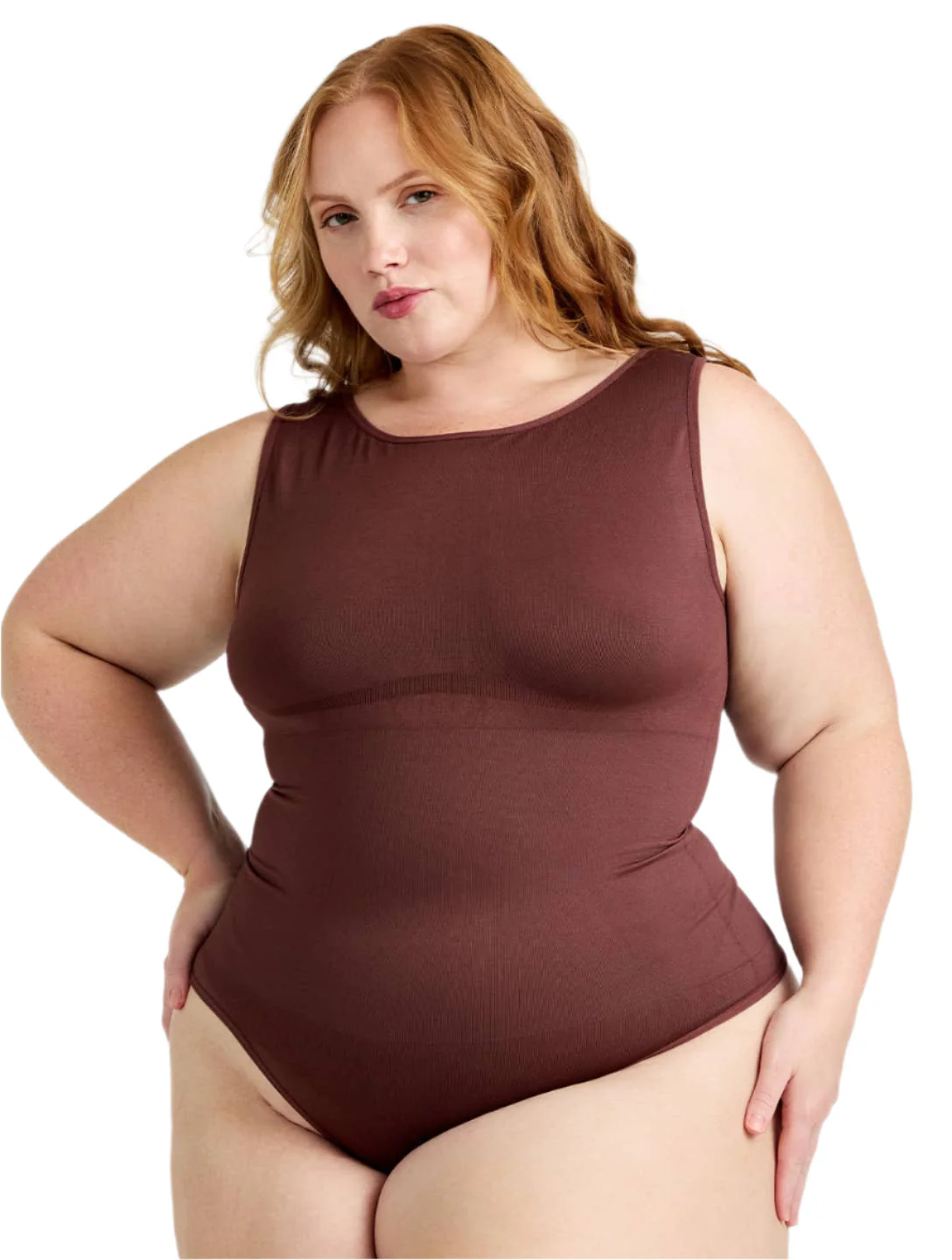 Round Neck Thong Bodysuit - Image 10