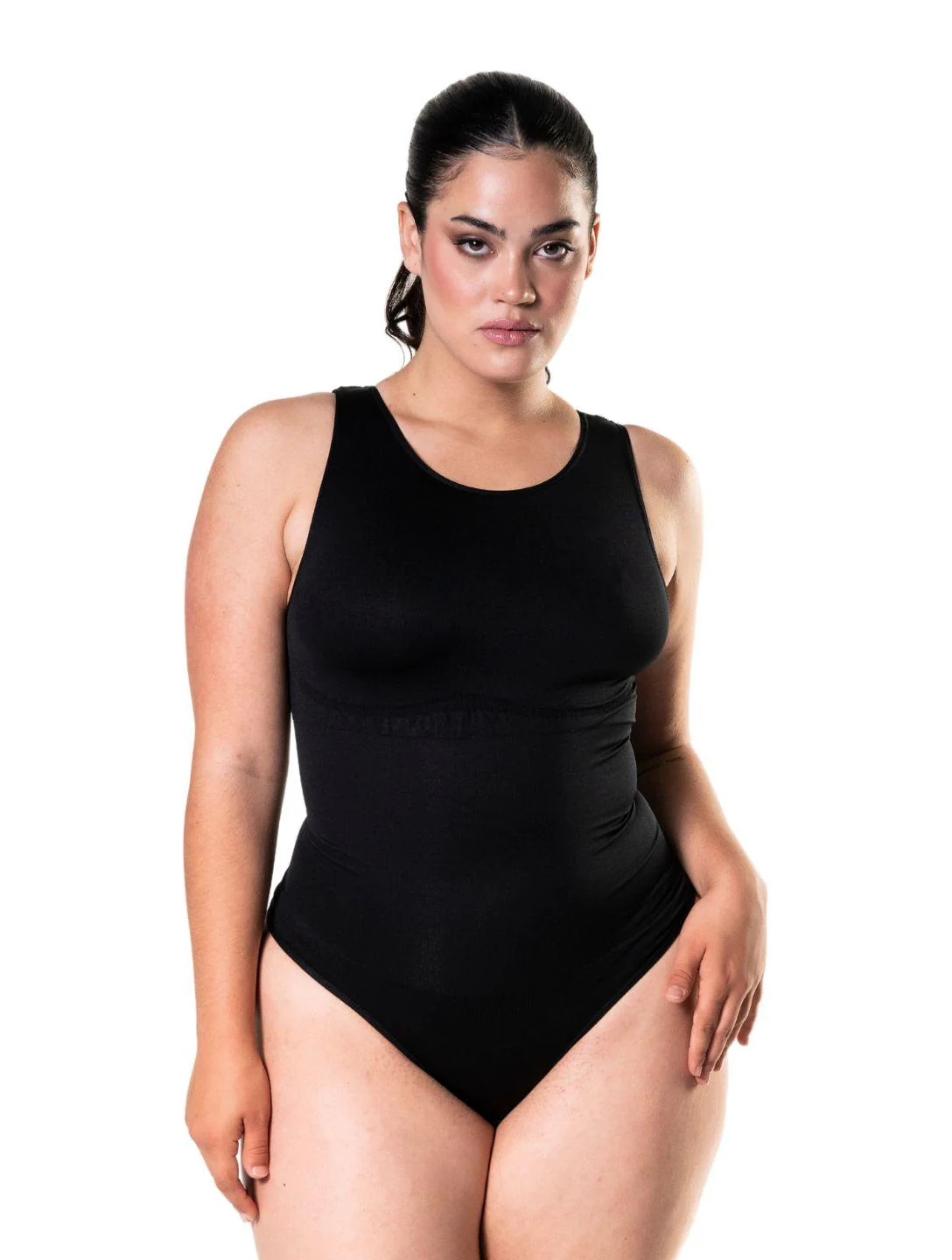Round Neck Thong Bodysuit - Image 11
