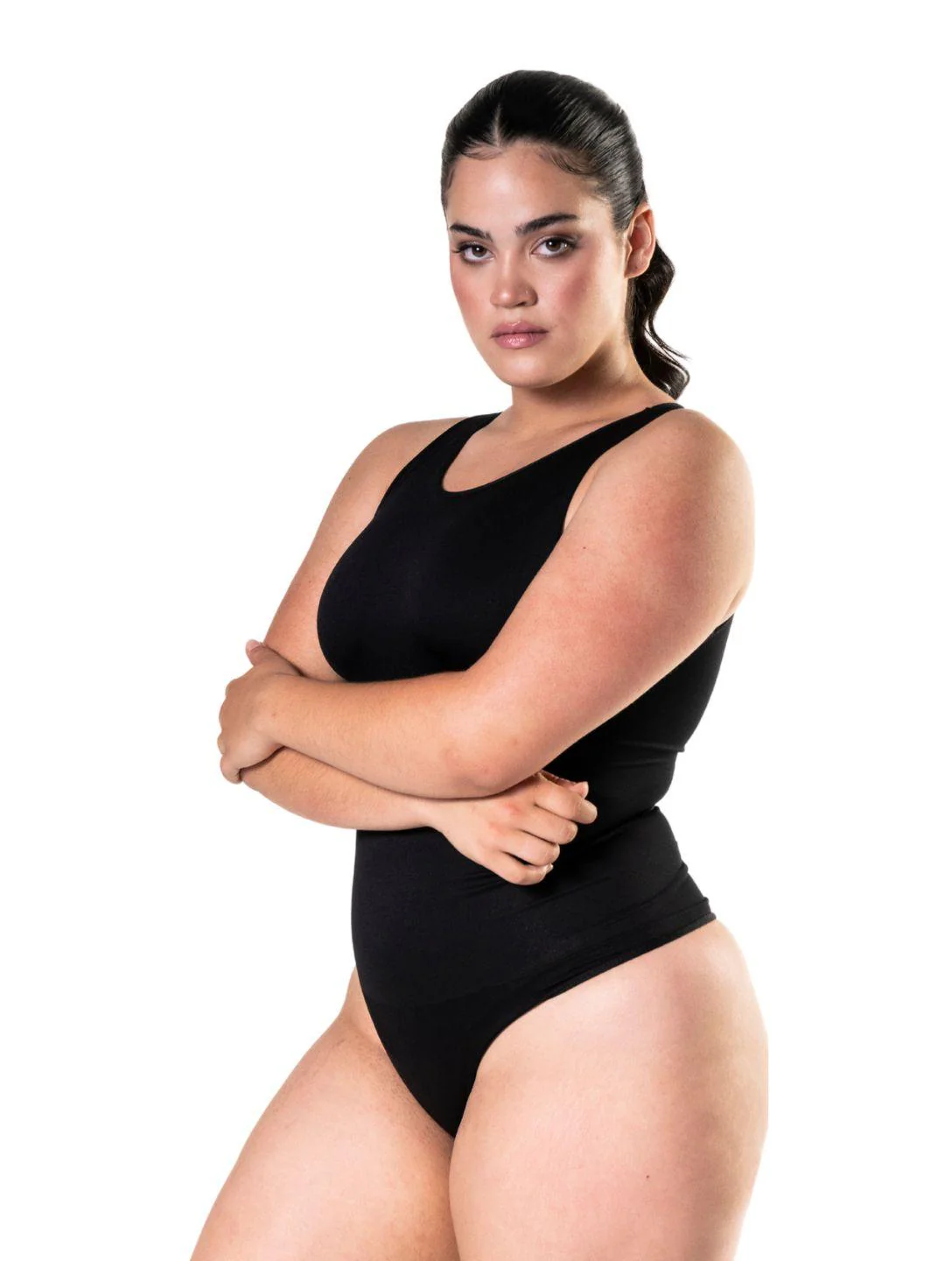 Round Neck Thong Bodysuit - Image 12