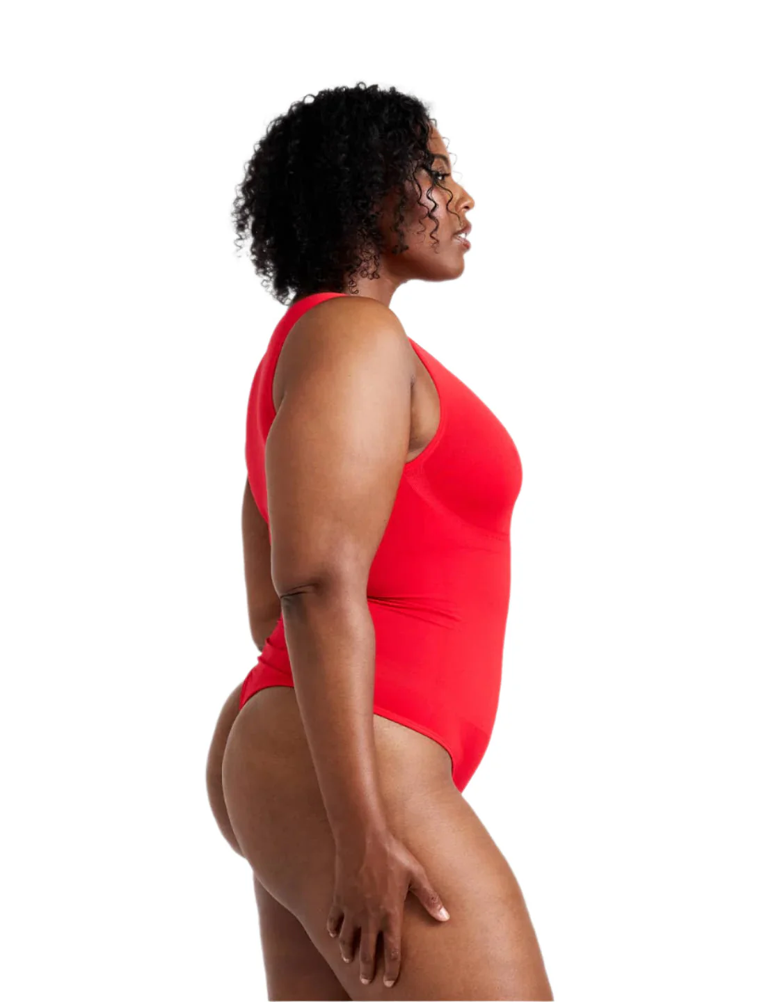 Round Neck Thong Bodysuit - Image 2