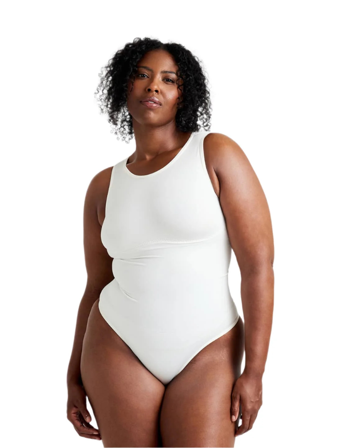 Round Neck Thong Bodysuit - Image 4