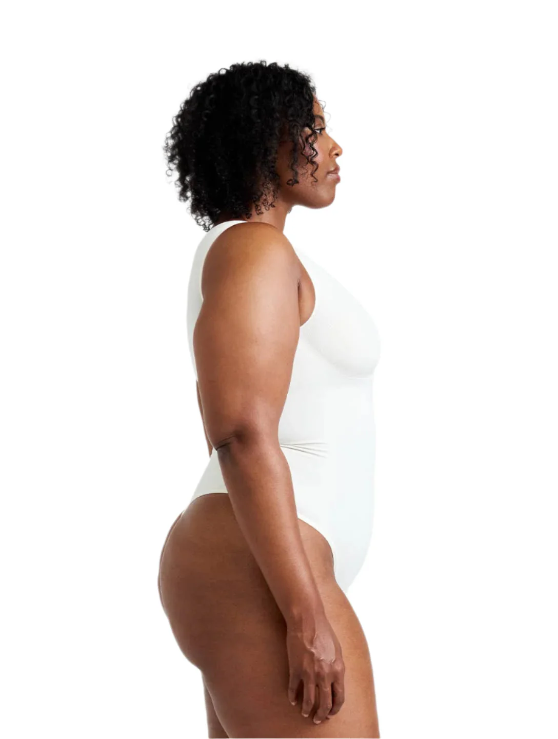 Round Neck Thong Bodysuit - Image 5