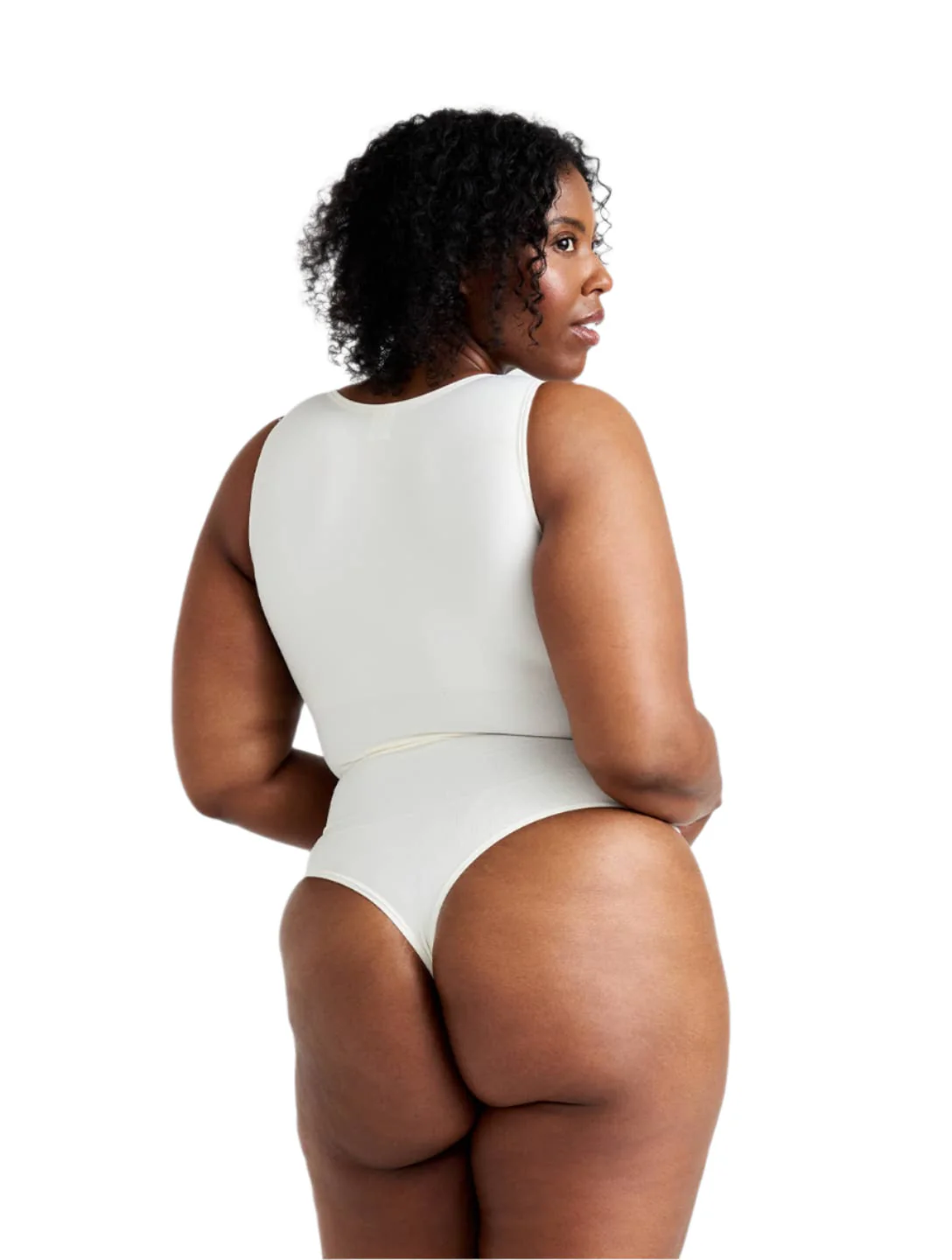 Round Neck Thong Bodysuit - Image 6