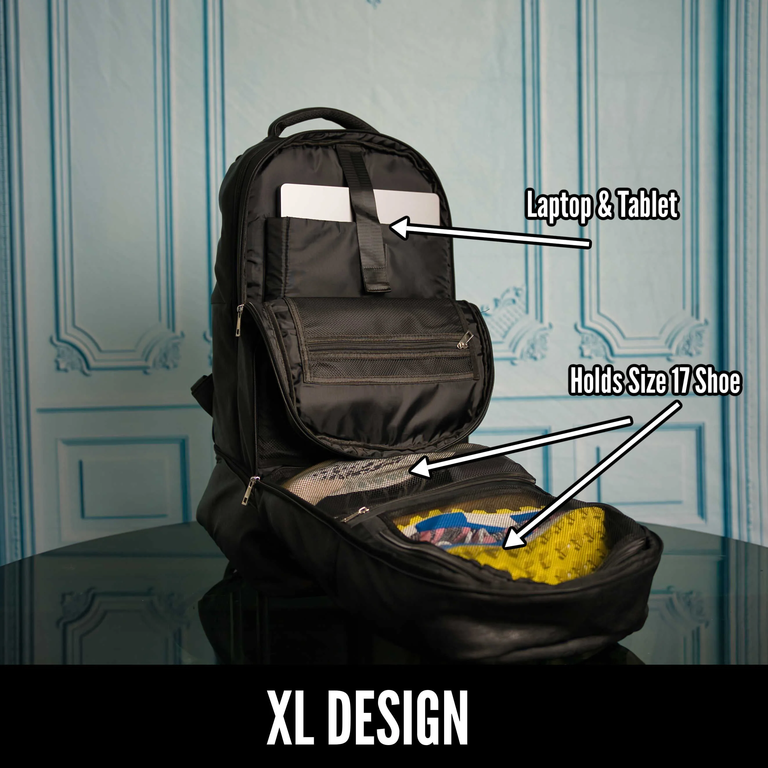 Royal Blue Leather Carryon Bag (XL Design) *Holds Size 17 (Only 150 Made) - Image 10