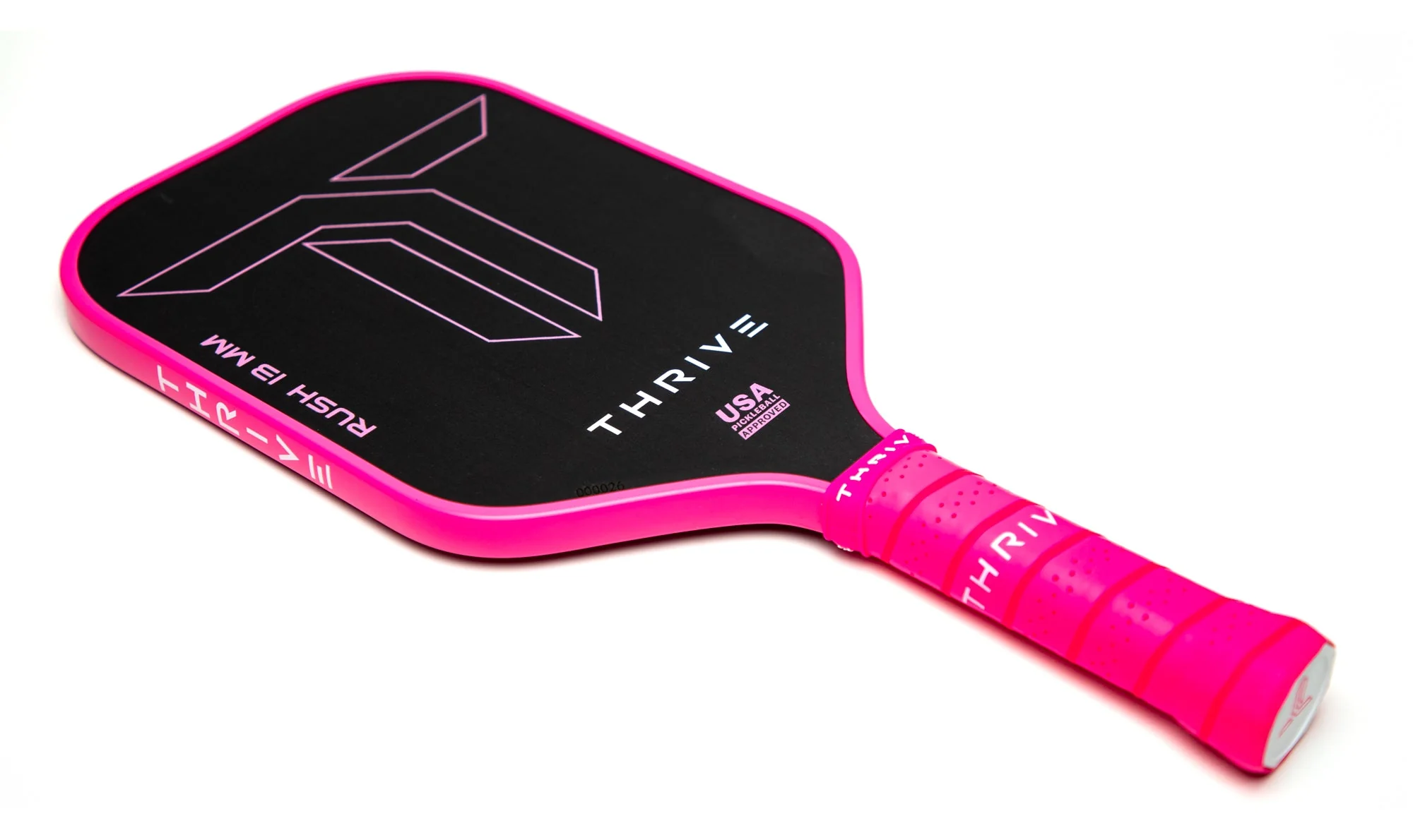 RUSH 13  SINGLES (PINK)  Includes custom weight card, paddle cover, paddle eraser, and lead weights. - Image 5