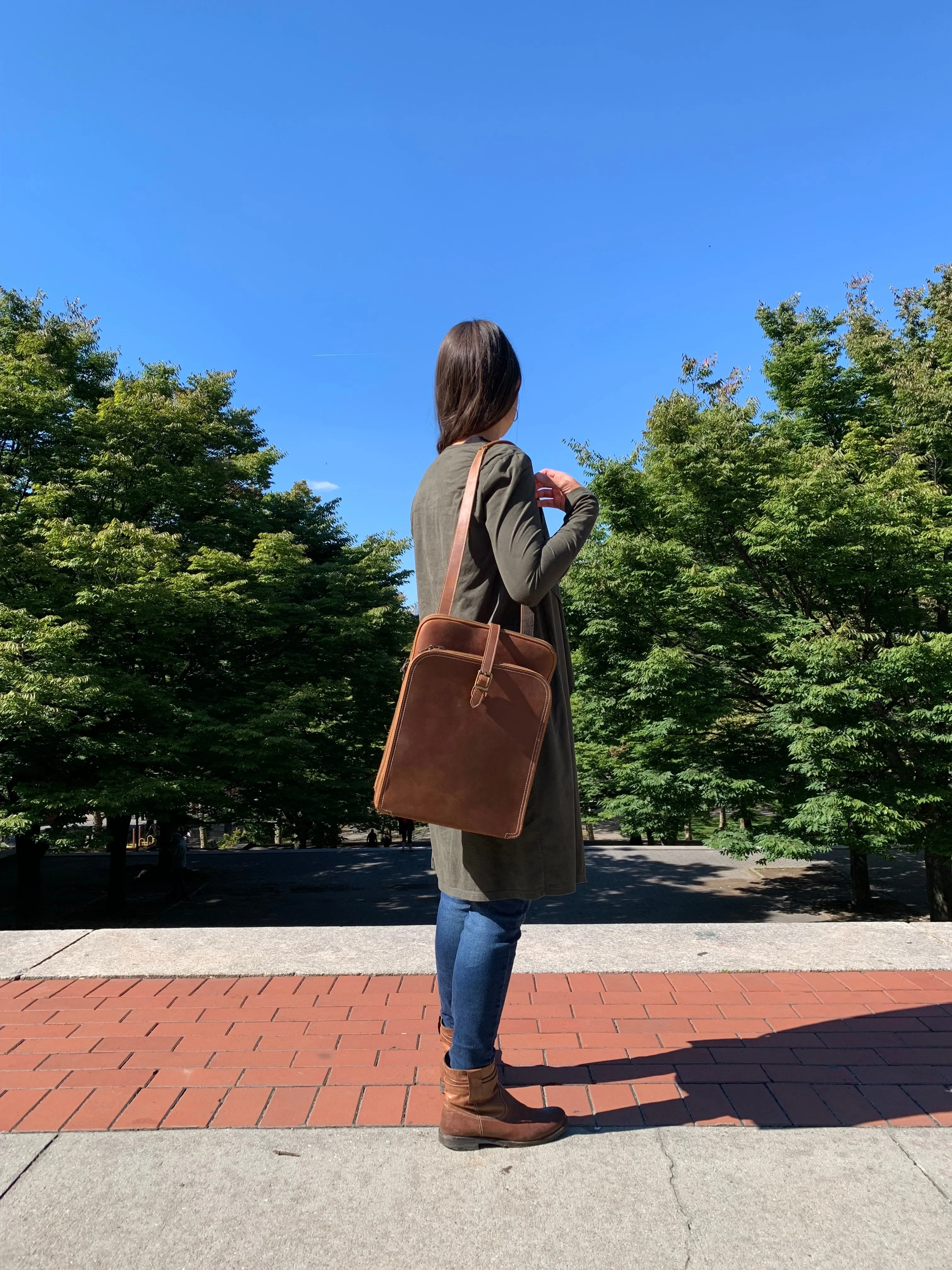 Sachi Leather Backpack | Small Women's Leather Backpack - Image 10