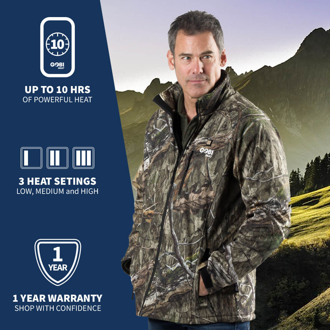 Sahara Heated Hunting Jacket - Mossy Oak Camo - Image 8
