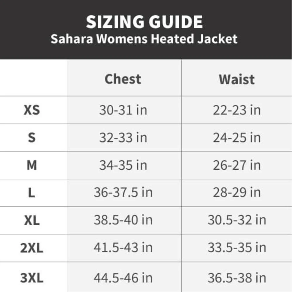 Sahara Womens Heated Jacket - Image 8