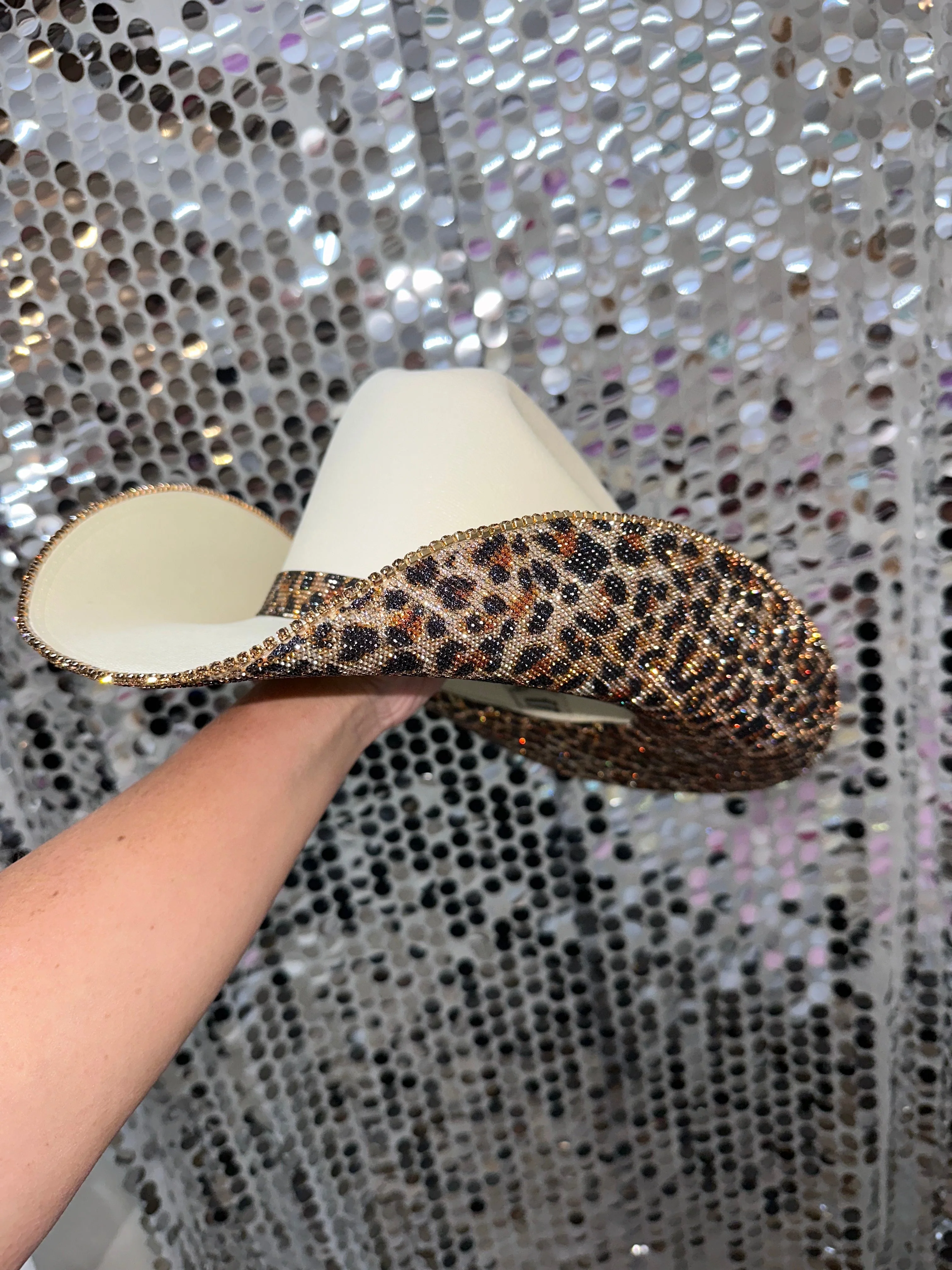 Sand & Leopard Hat (Square Style) - Image 4
