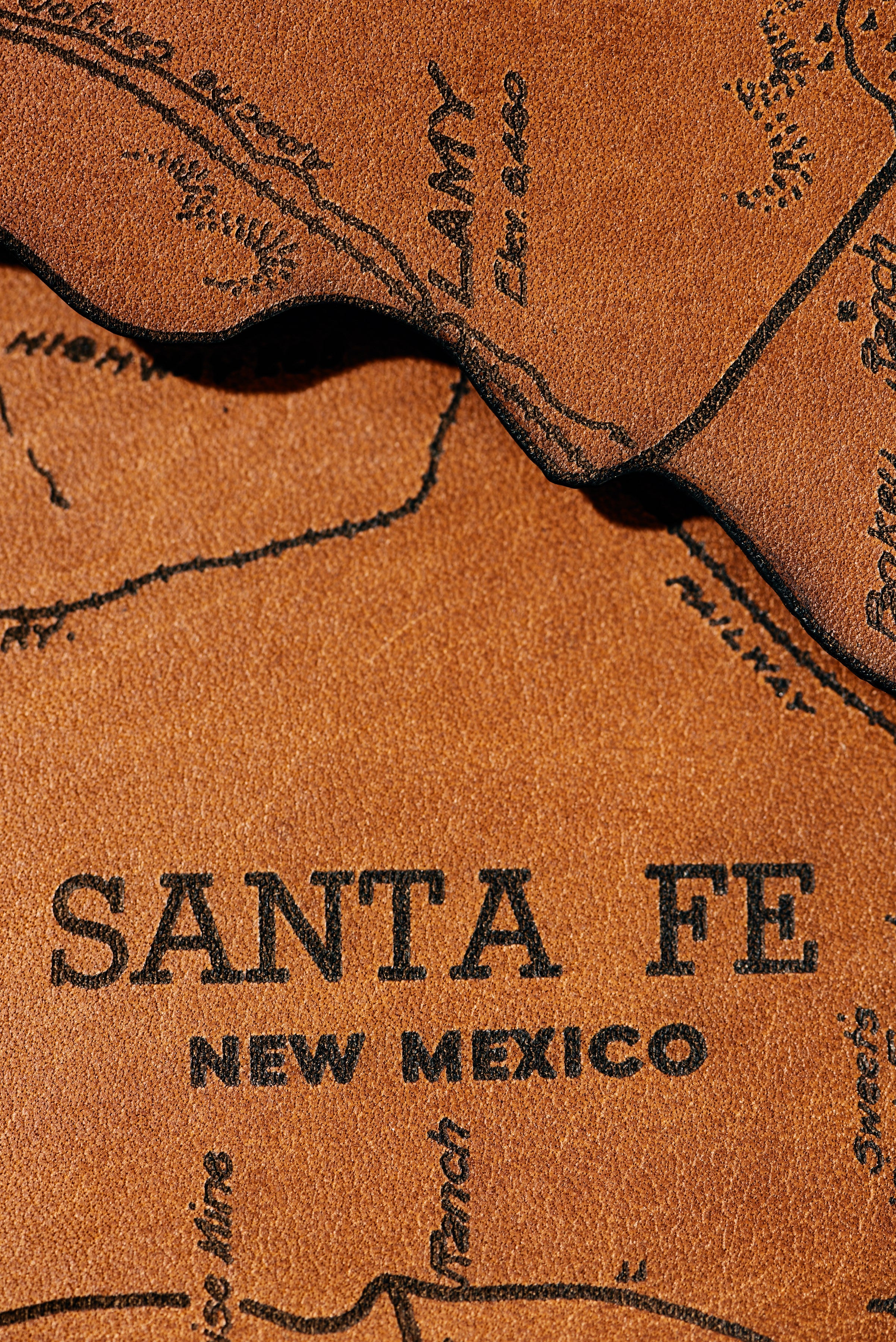 Santa Fe Map Clutch - Image 4