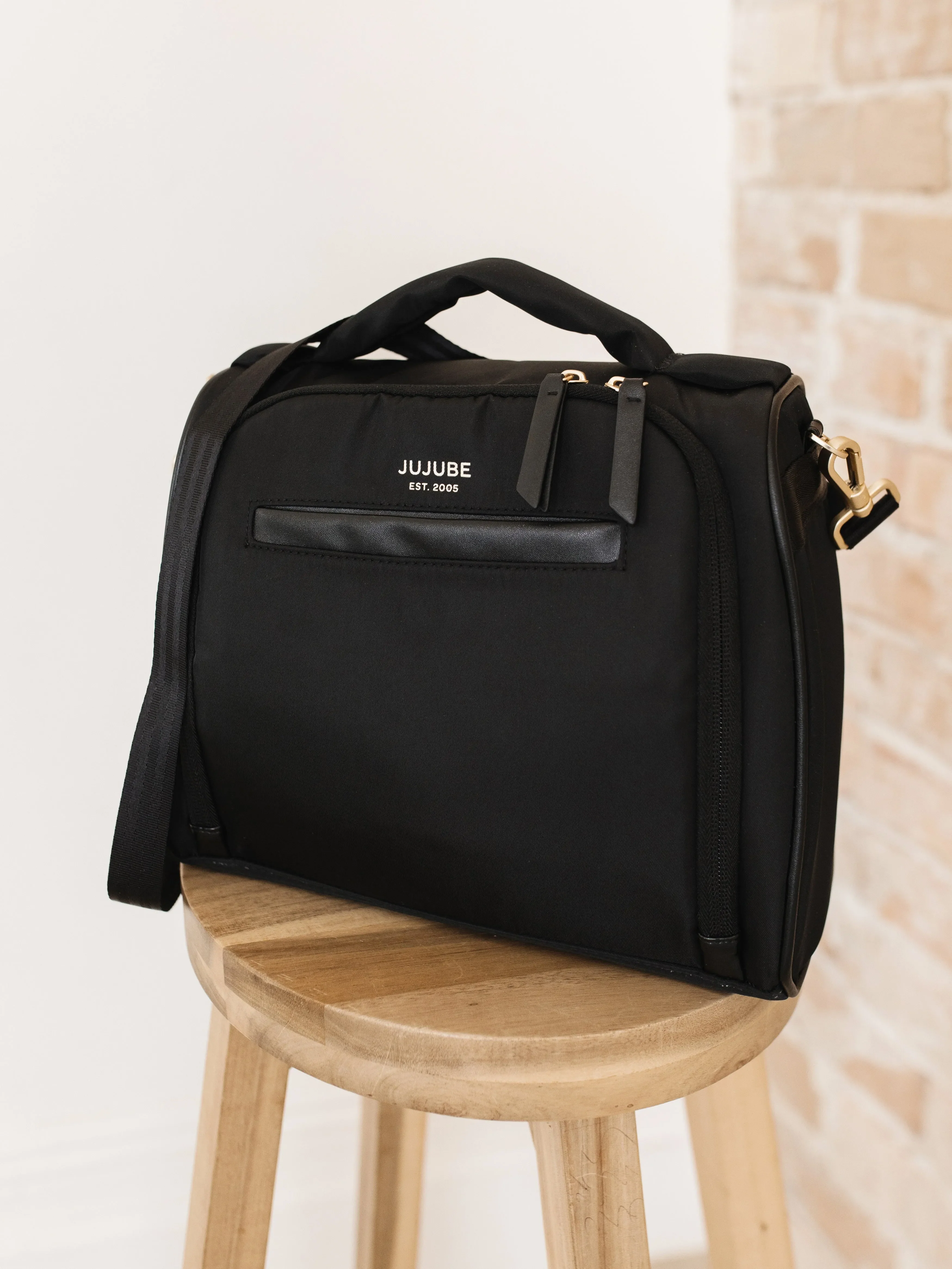 Satchel Black – 3-in-1 Stylish & Versatile Diaper Bag - Image 13