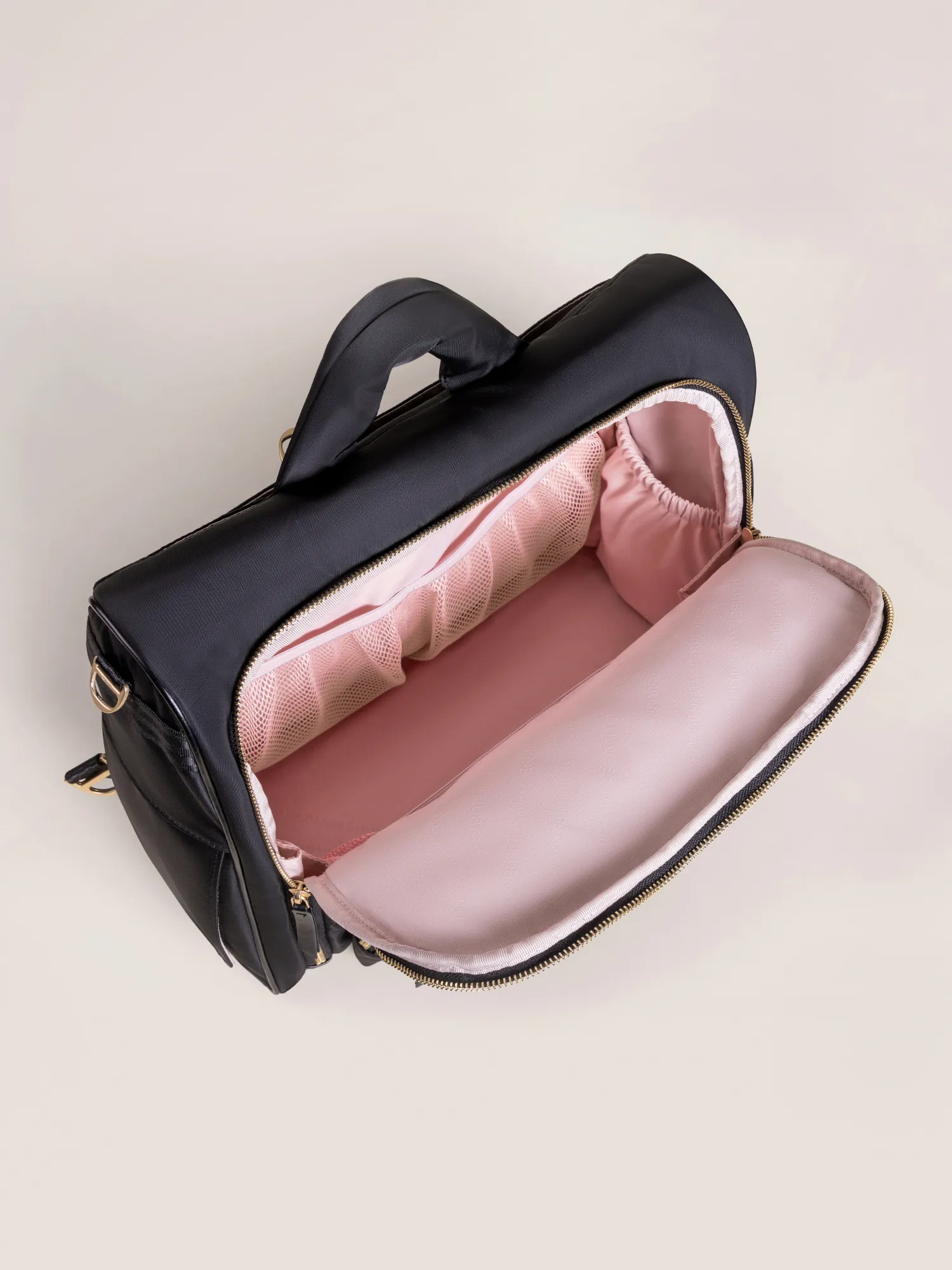 Satchel Black – 3-in-1 Stylish & Versatile Diaper Bag - Image 4