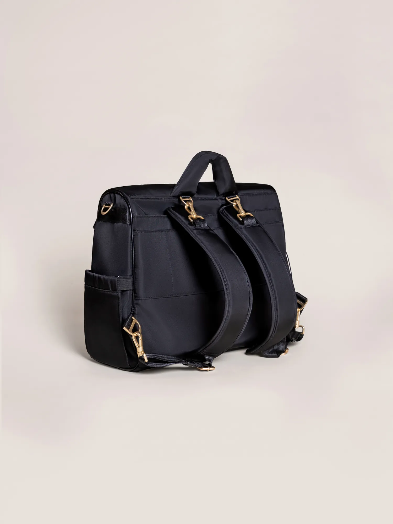 Satchel Black – 3-in-1 Stylish & Versatile Diaper Bag - Image 5
