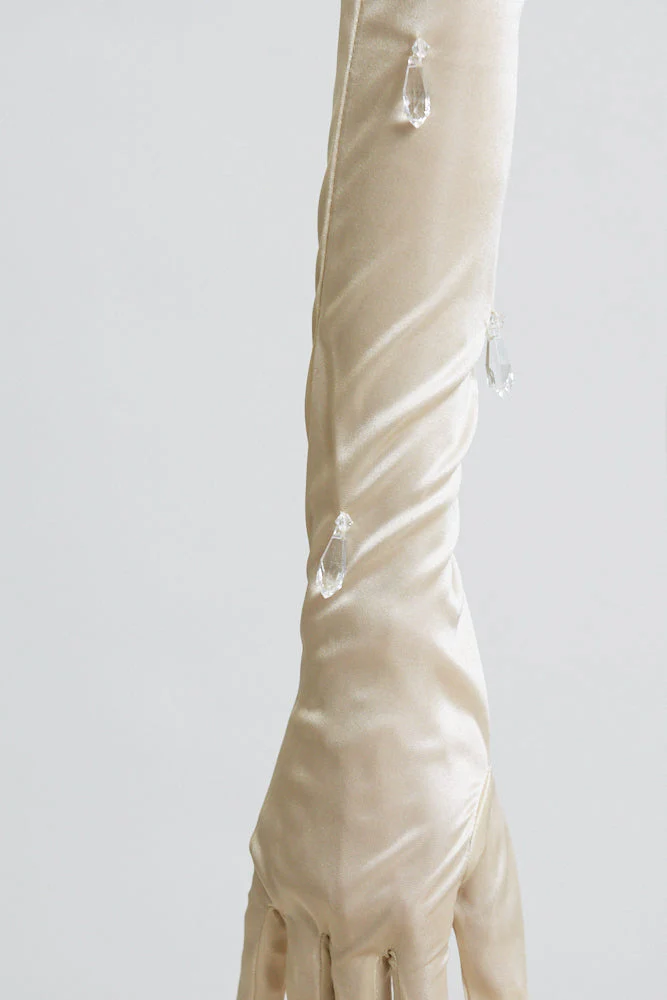 Satin Serenity Strapless Dress - Image 4