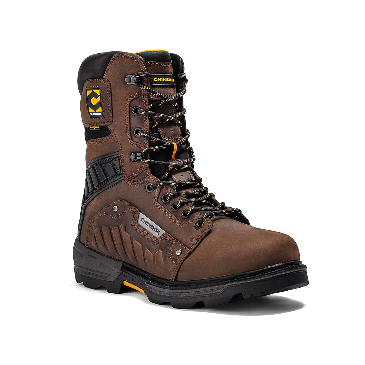 Scorpion 9” Plain Toe Waterproof Work Boot – Brown - Image 3