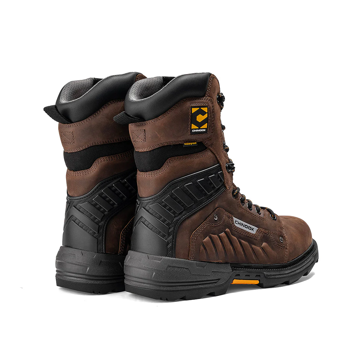 Scorpion 9” Plain Toe Waterproof Work Boot – Brown - Image 5