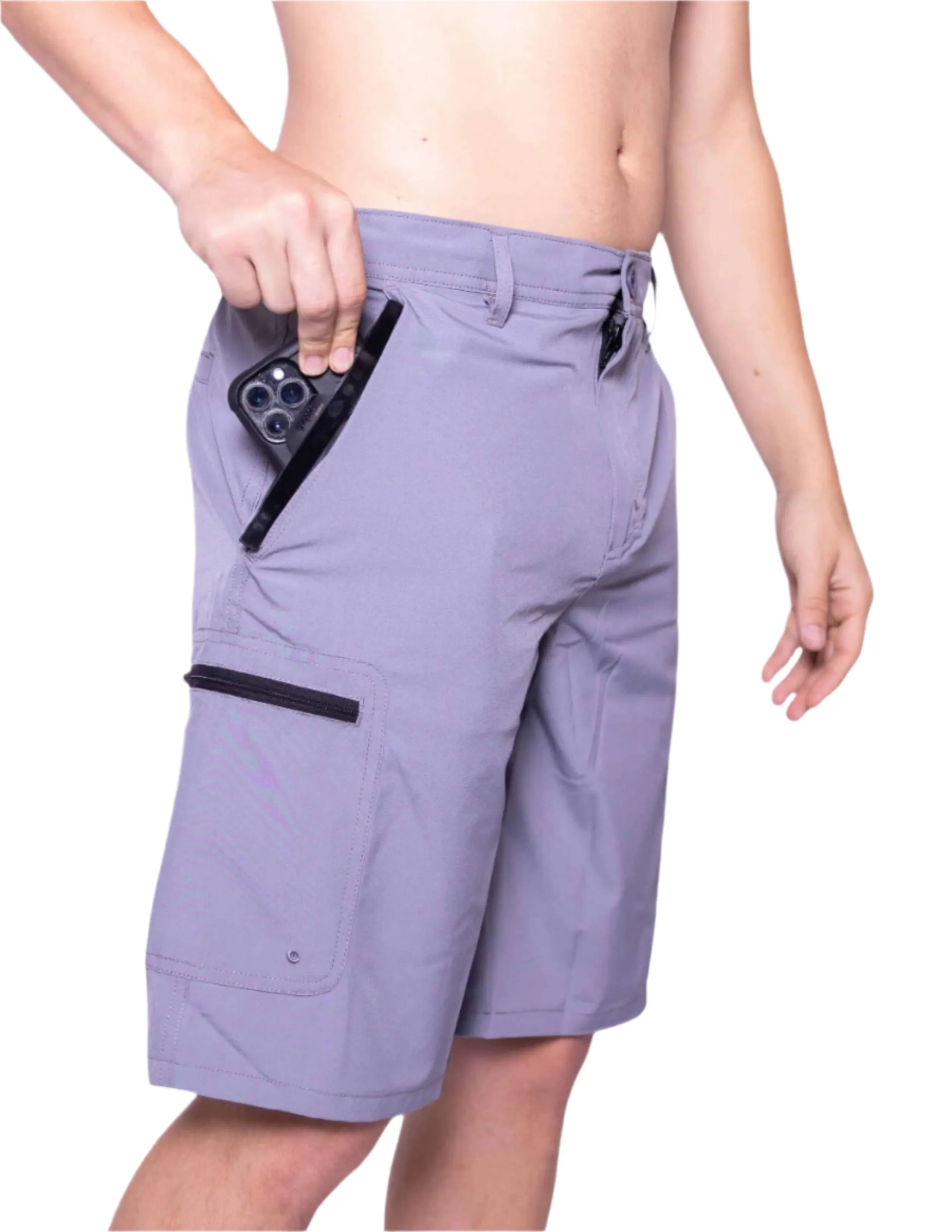 Sea Chaser - Waterproof Quick Dry Shorts With A Waterproof Pocket - 10" Inseam - Image 2