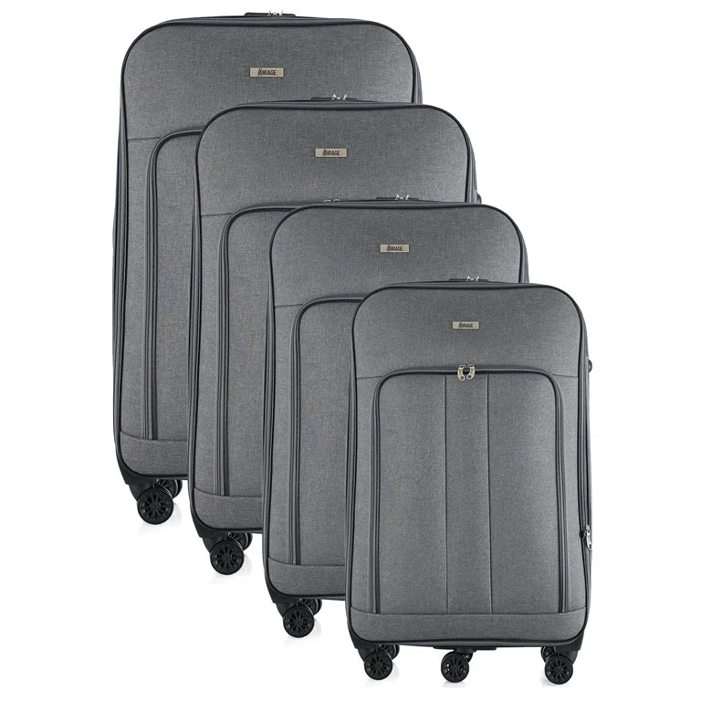 Sean Soft Side Expandable 4-Piece Spinner Luggage Set with Lock - Image 11