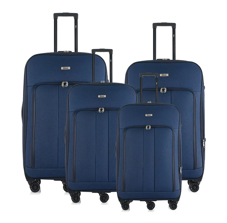 Sean Soft Side Expandable 4-Piece Spinner Luggage Set with Lock - Image 13