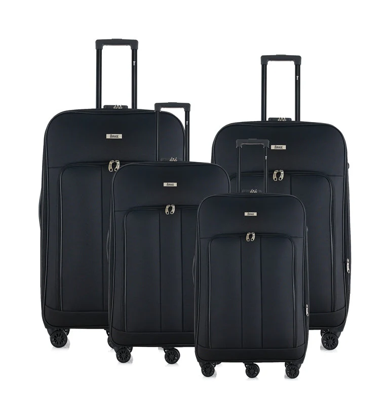 Sean Soft Side Expandable 4-Piece Spinner Luggage Set with Lock - Image 3