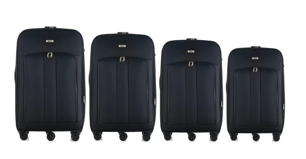 Sean Soft Side Expandable 4-Piece Spinner Luggage Set with Lock - Image 5