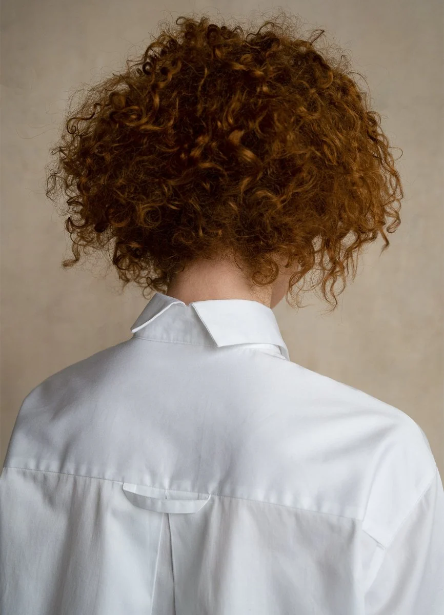 Seconda Oversized White Cotton Business Shirt - Image 7