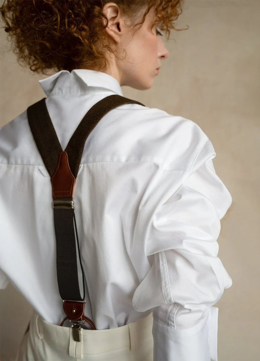 Seconda Oversized White Cotton Business Shirt - Image 8