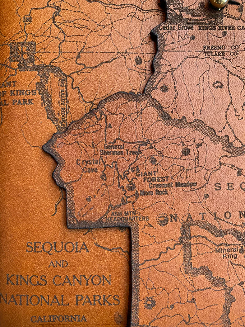 Sequoia and Kings Canyon National Parks Map Journal - Image 4