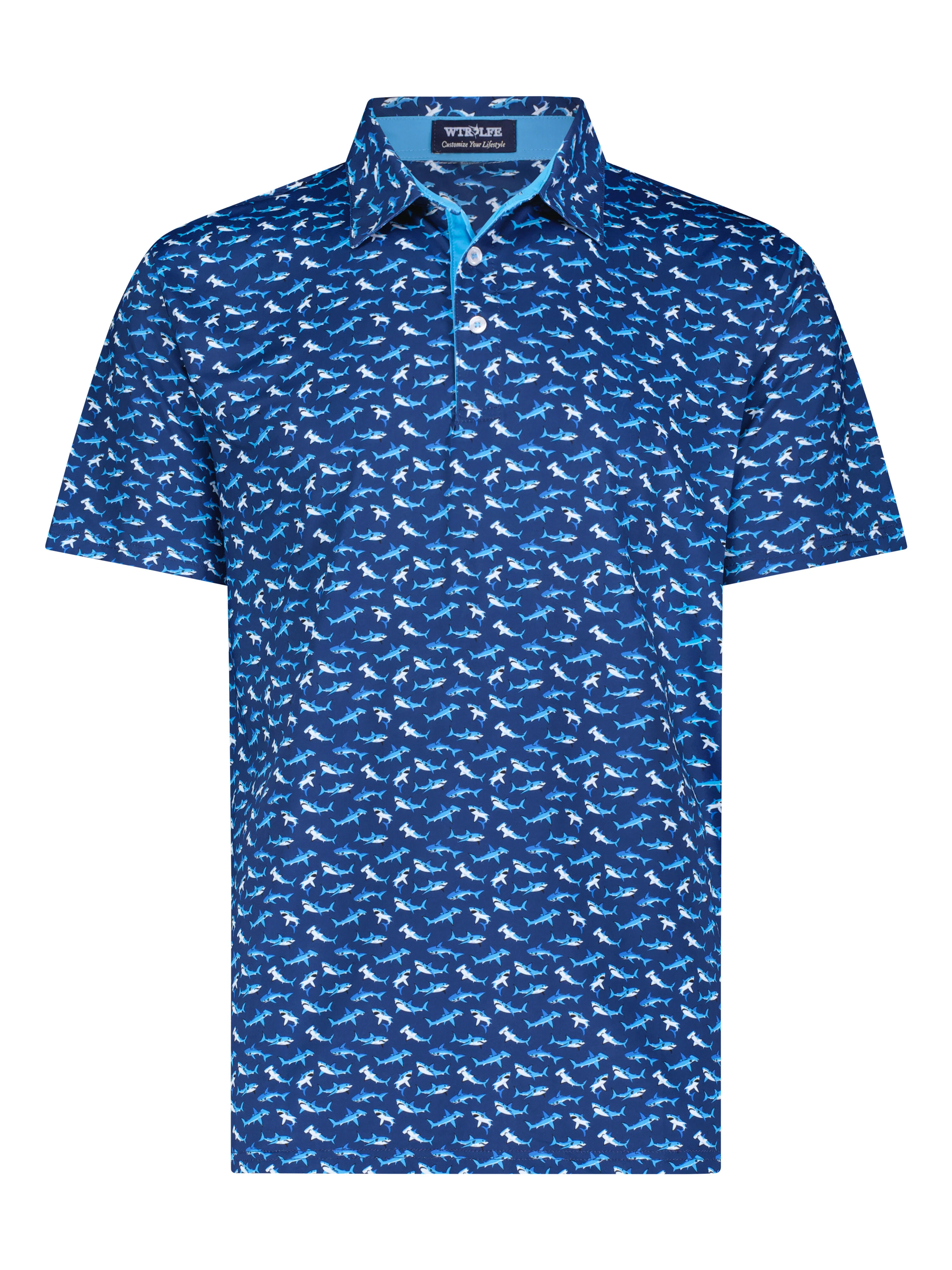 Men's Sharks Classic Cotton Polo