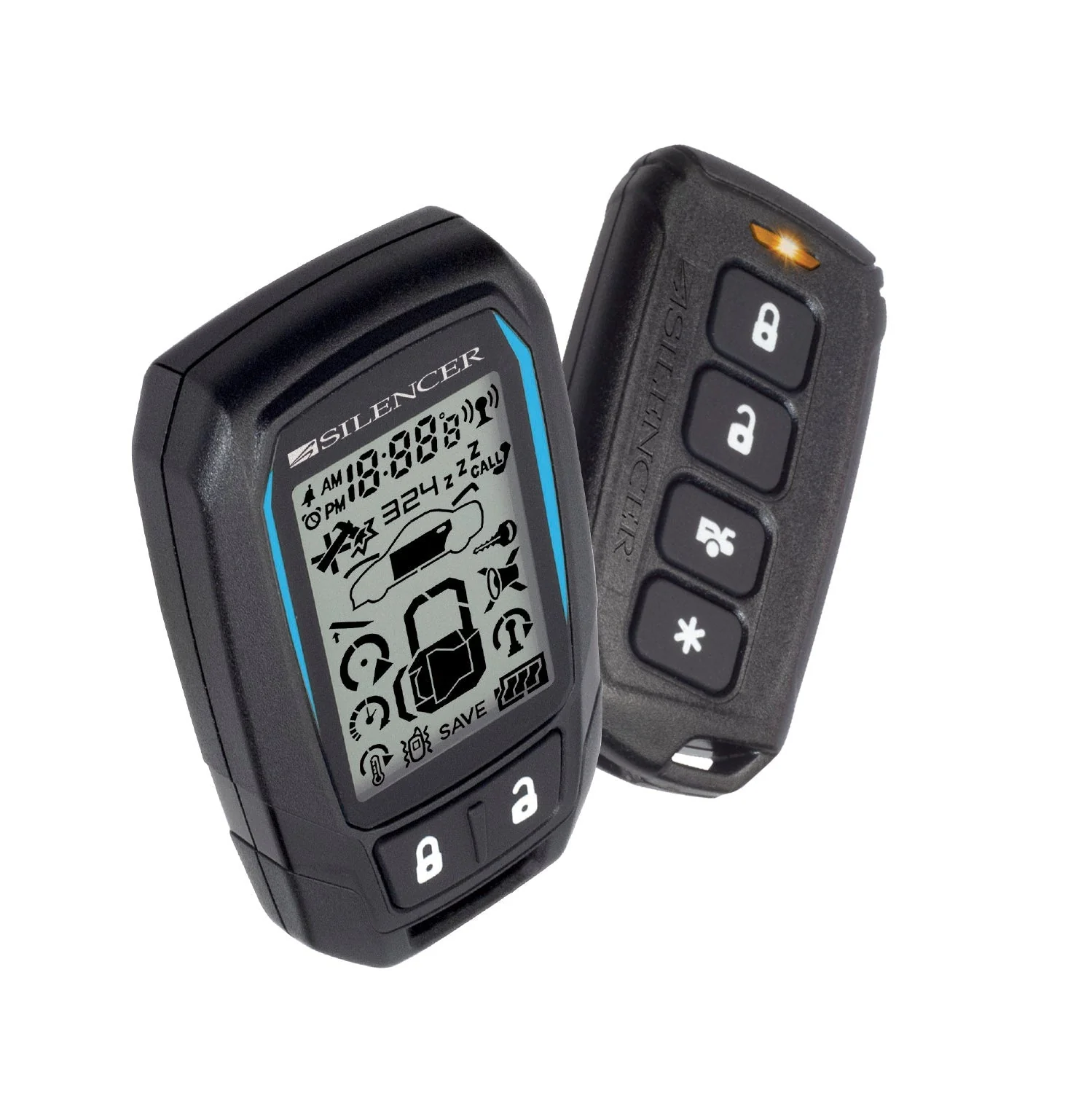 Silencer Plus 342SS | 2 Way | 1/4 Mile Range & Keyless Entry - Image 2