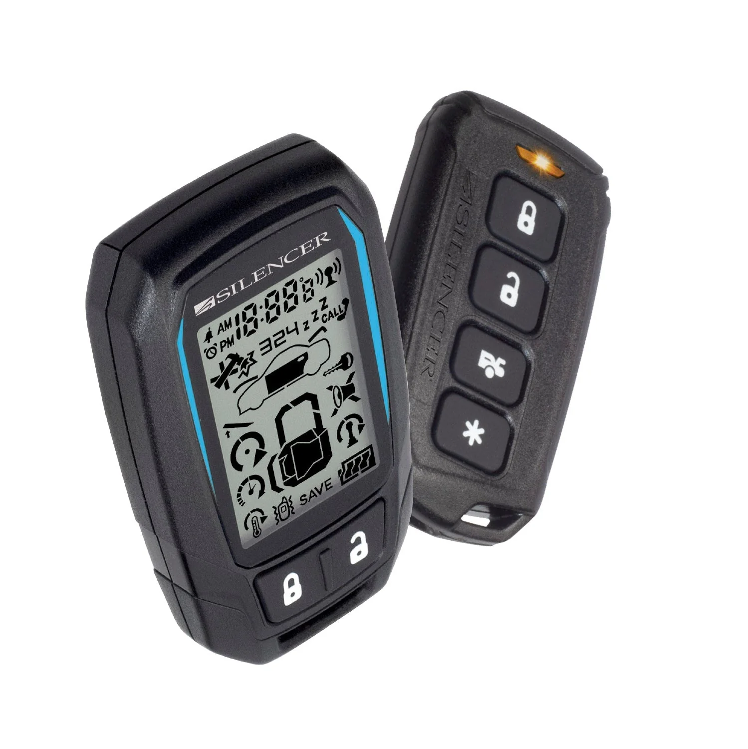 Silencer Plus 552SSR | 2 Way | 1/4 Mile Range Remote Start, Security & Keyless Entry - Image 2