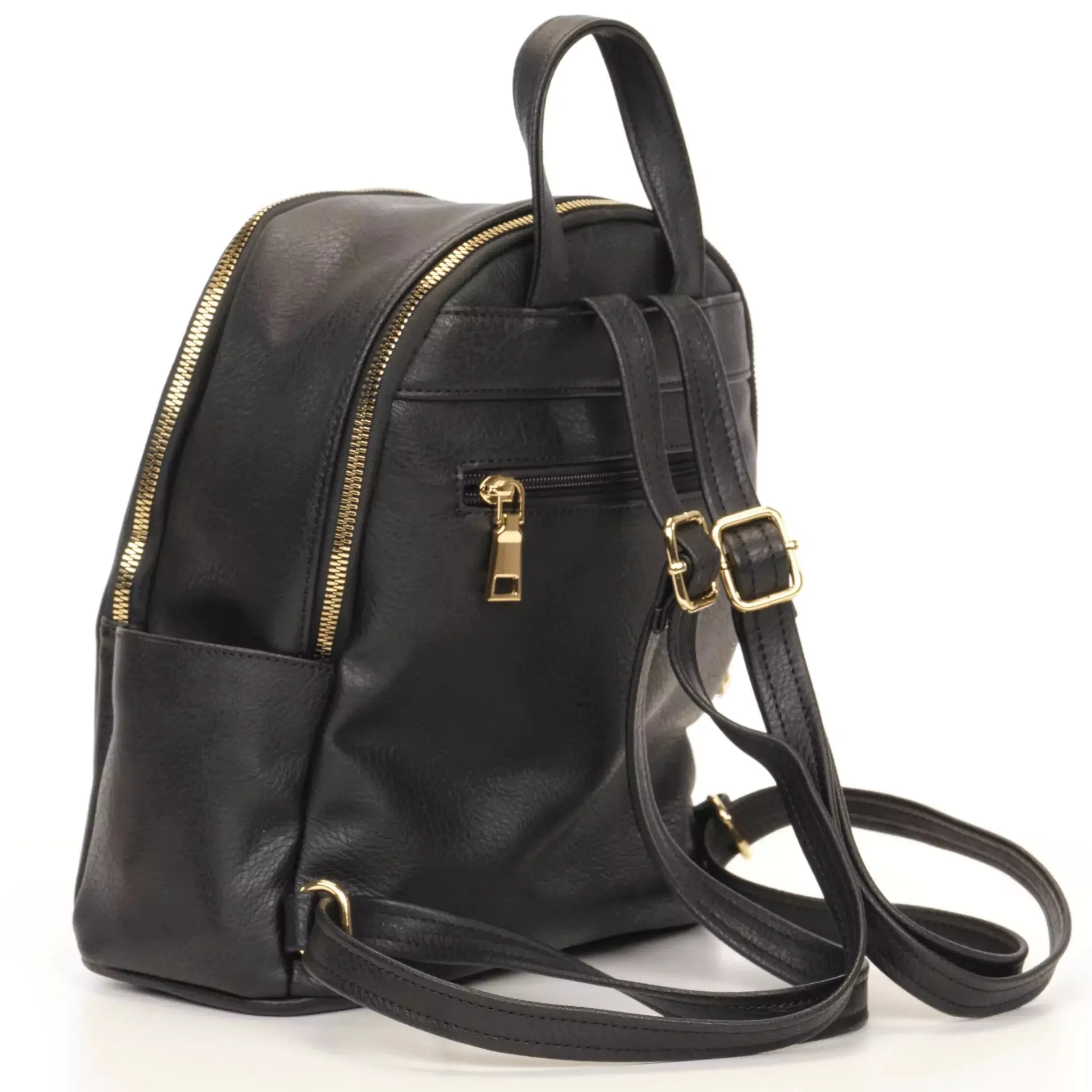 Sleepy Panda Vegan Leather Mini Backpack - Image 13