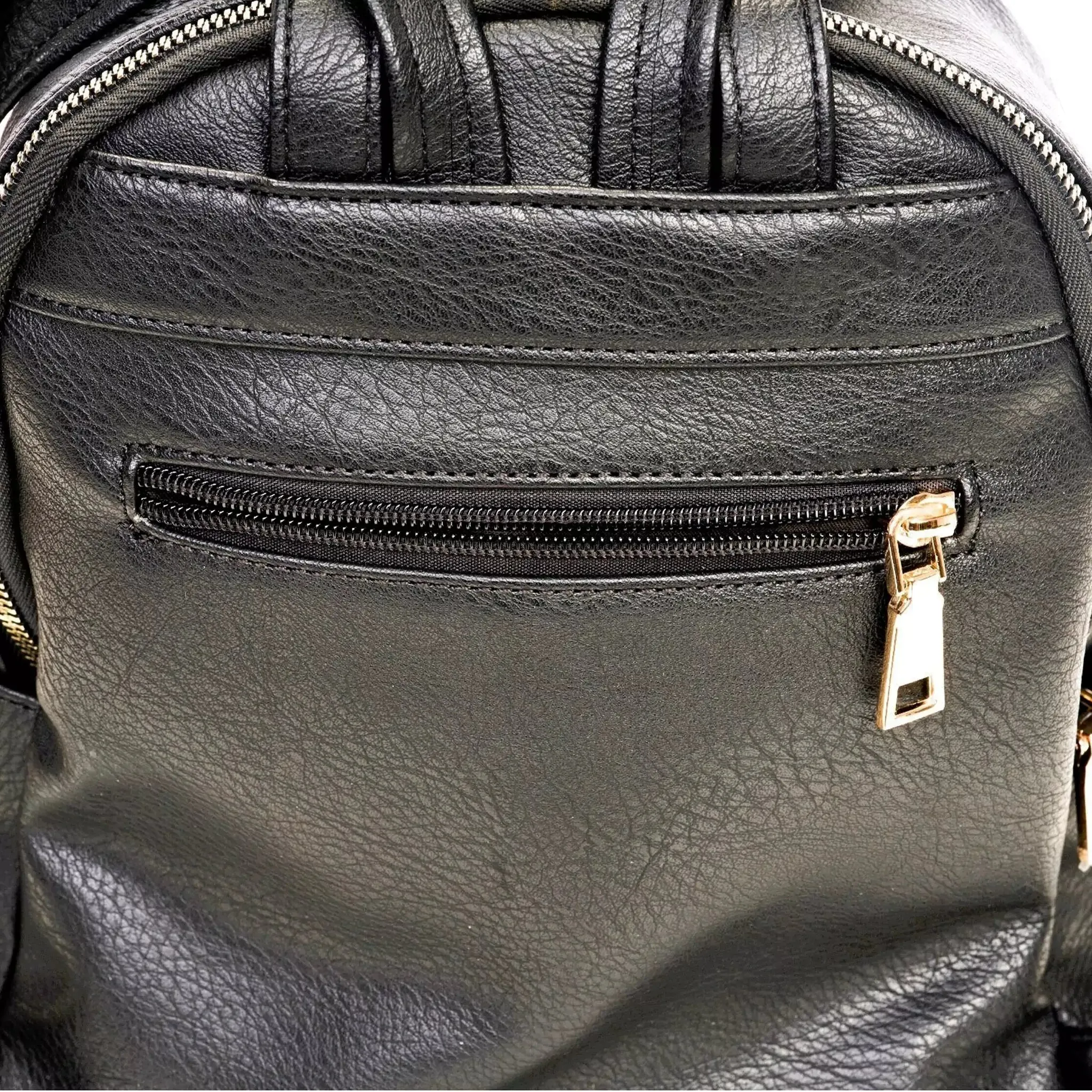 Sleepy Panda Vegan Leather Mini Backpack - Image 20