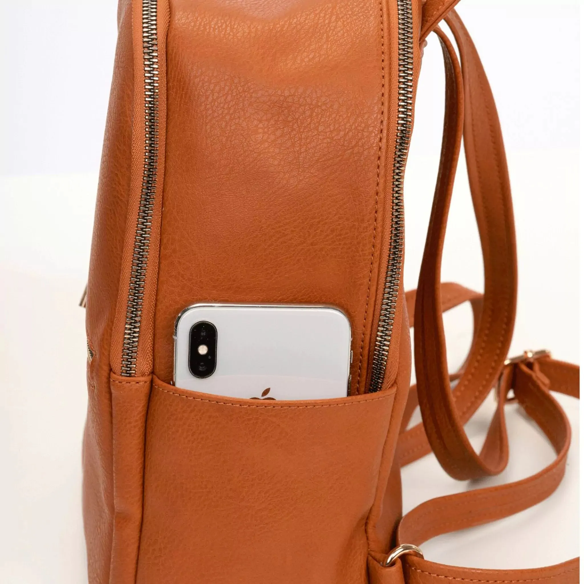 Sleepy Panda Vegan Leather Mini Backpack - Image 27