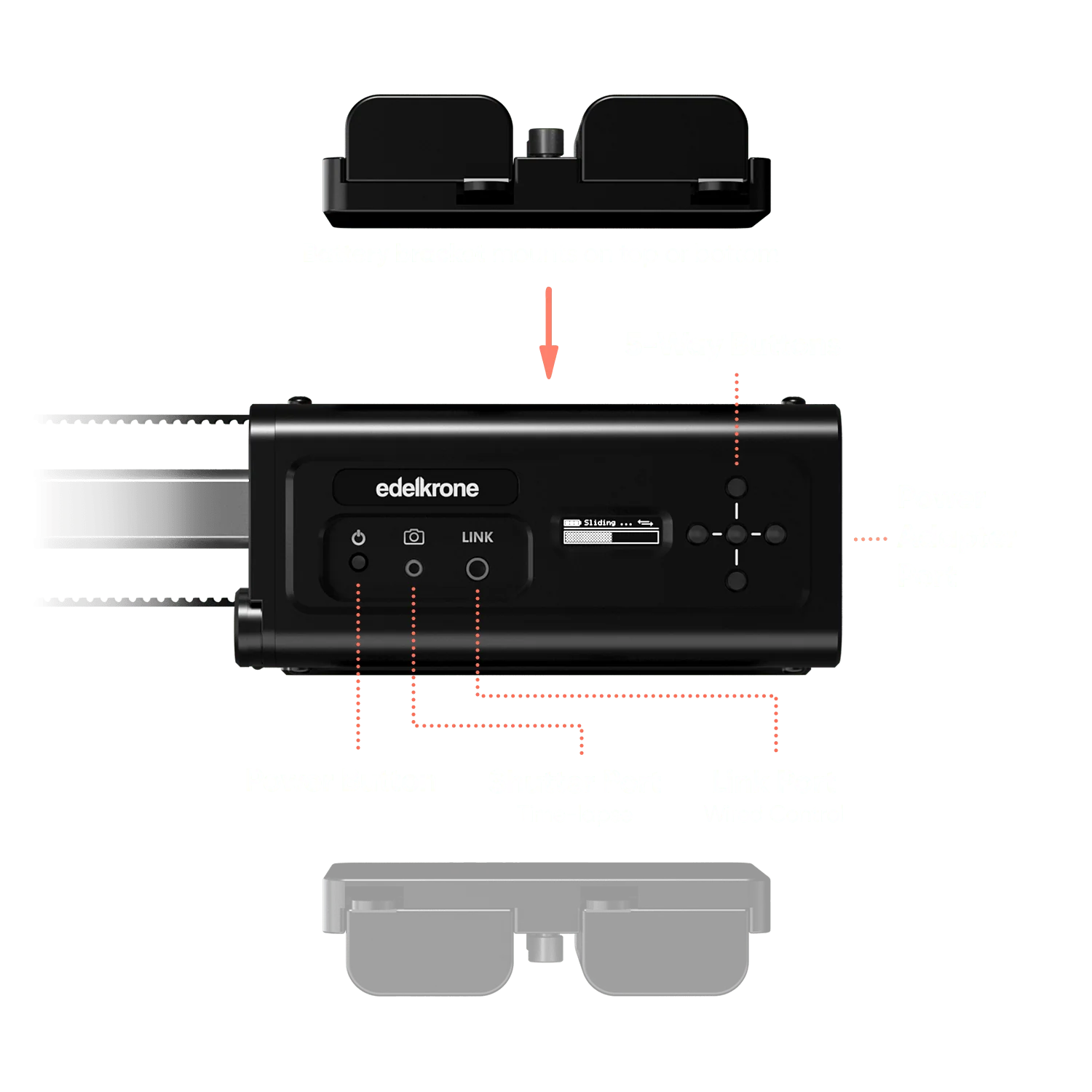 Camera SliderPLUS v6 with a Built-in Motor, HyperAxial Support - Image 2