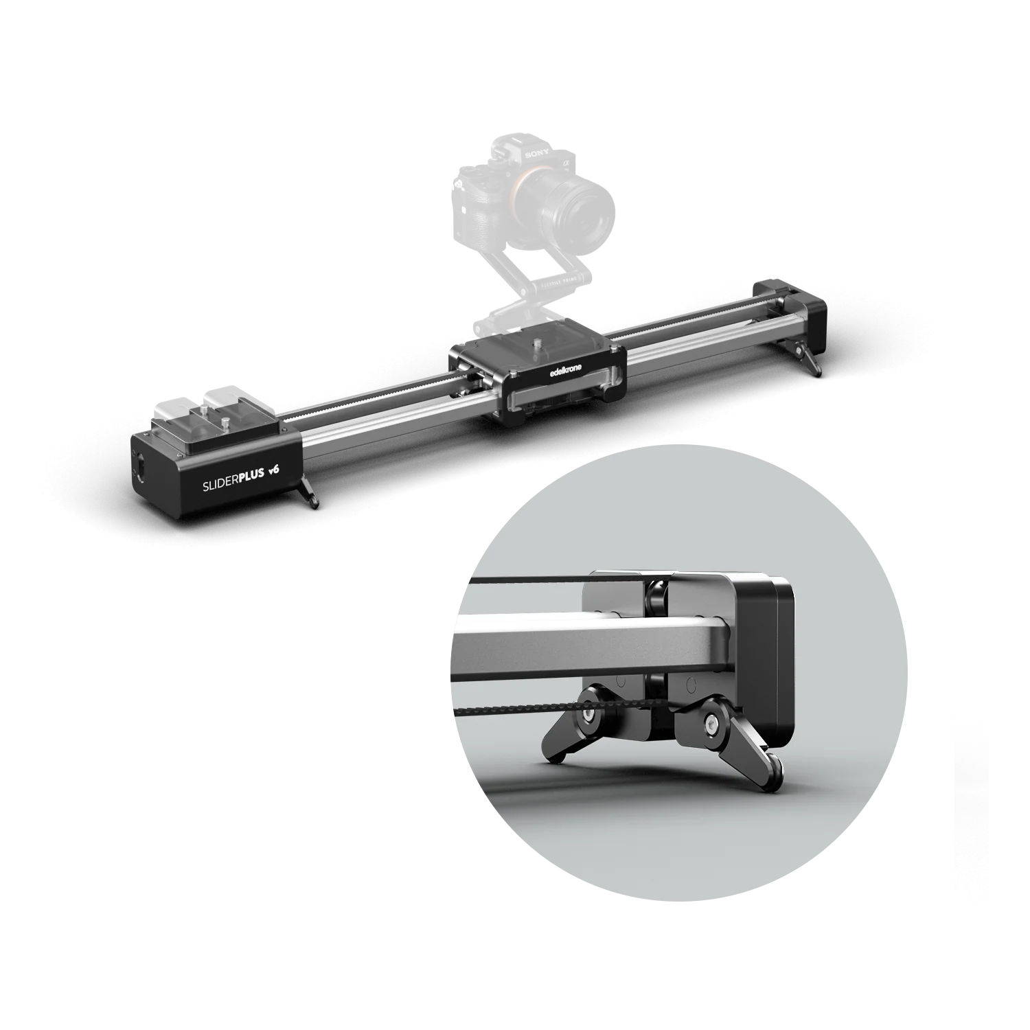 Camera SliderPLUS v6 with a Built-in Motor, HyperAxial Support - Image 3