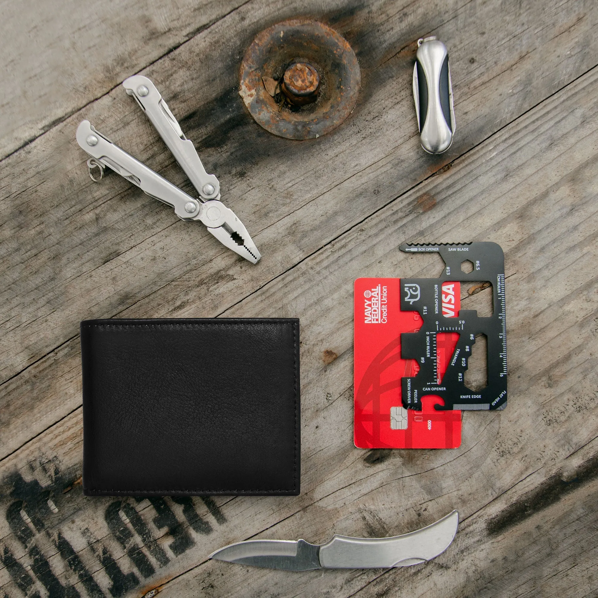 Slim Bifold Wallets for Men (US flag optional) - Image 38