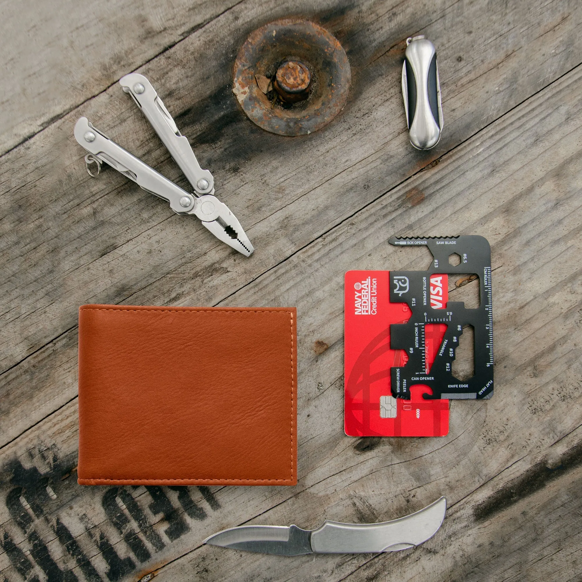 Slim Bifold Wallets for Men (US flag optional) - Image 40