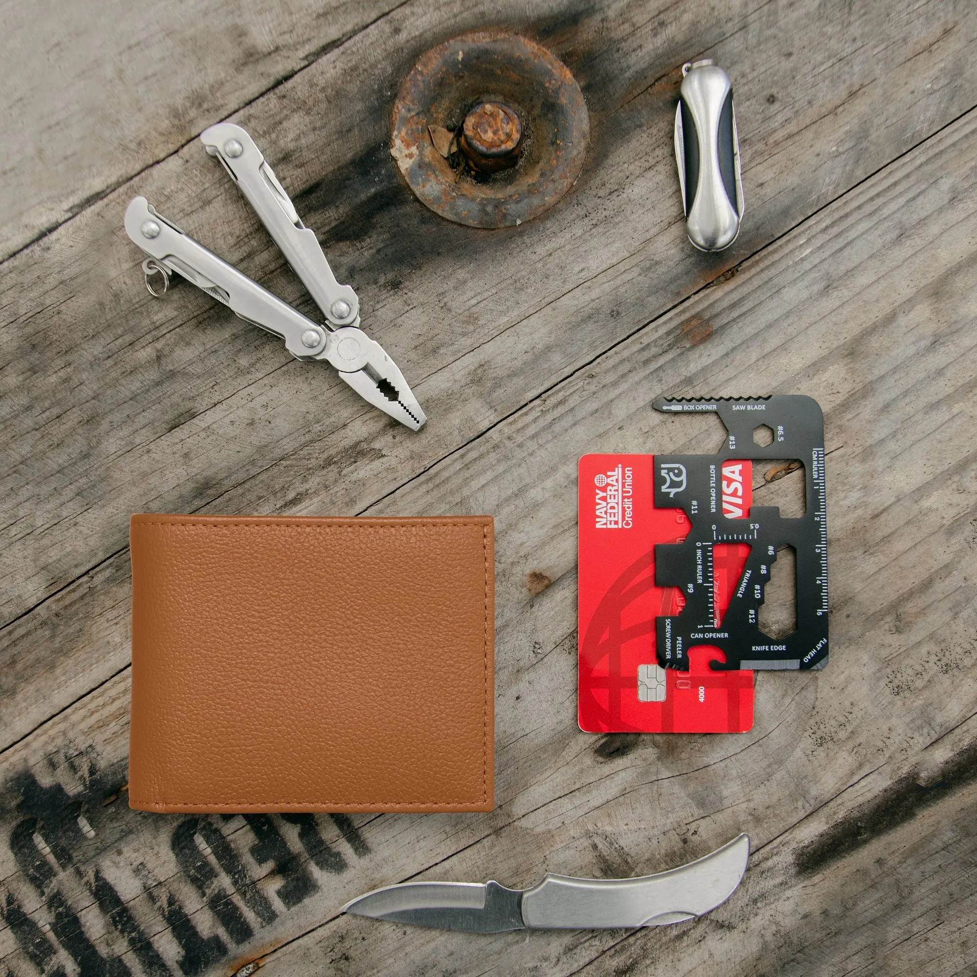 Slim Bifold Wallets for Men (US flag optional) - Image 42