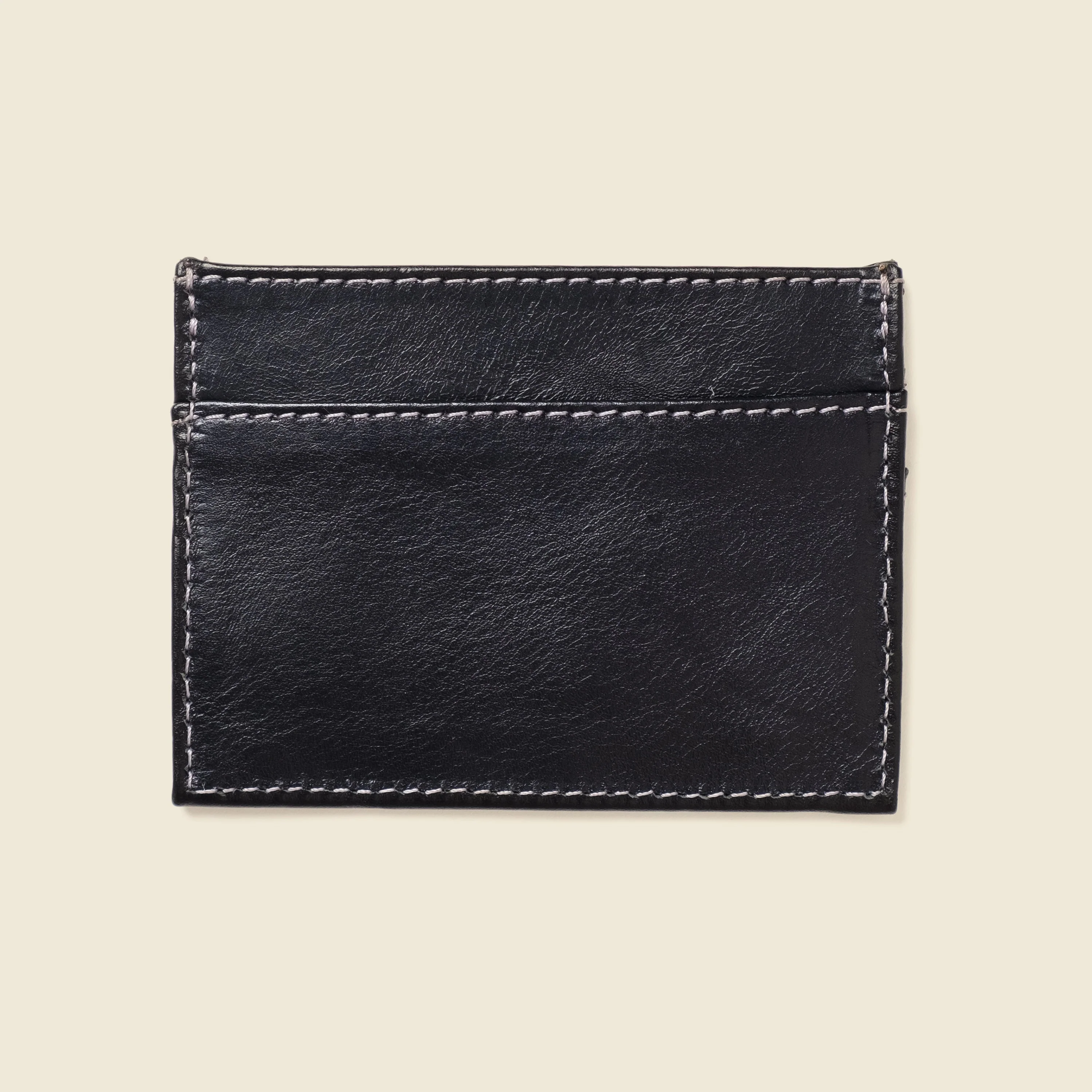 Slim Card Holder Wallet - Black - Image 4