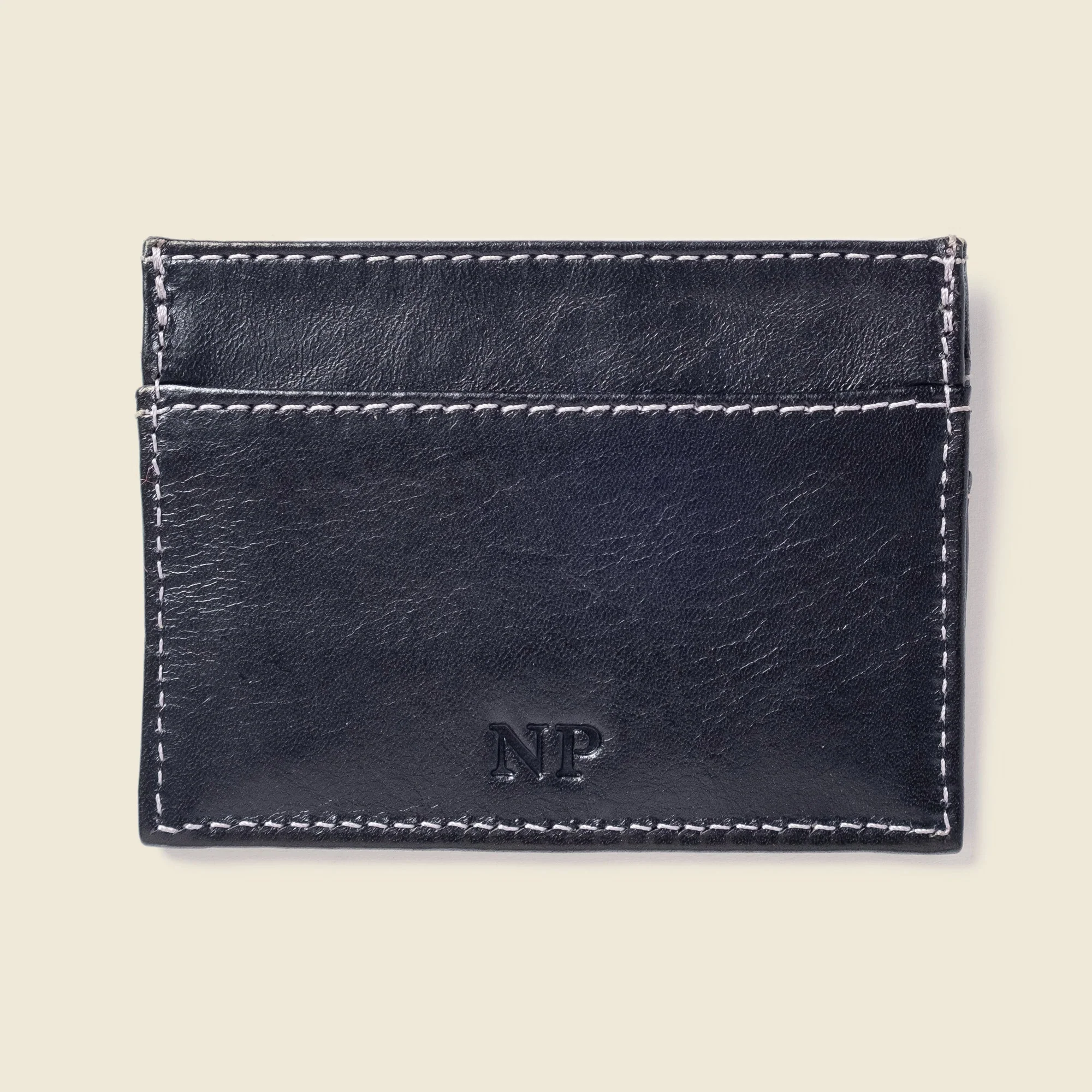 Slim Card Holder Wallet - Black - Image 6